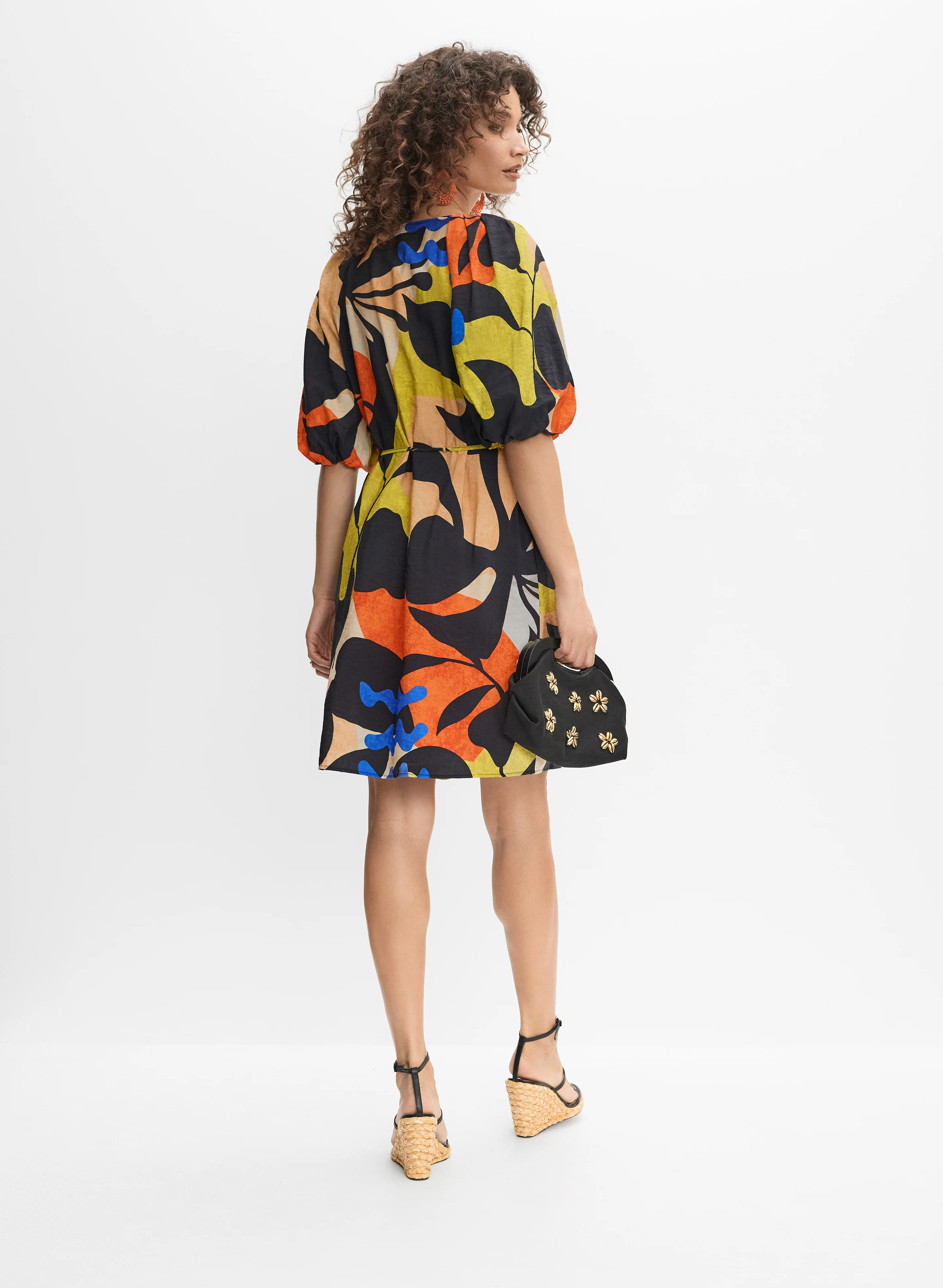 Abstract Leaf Dress - Image 4
