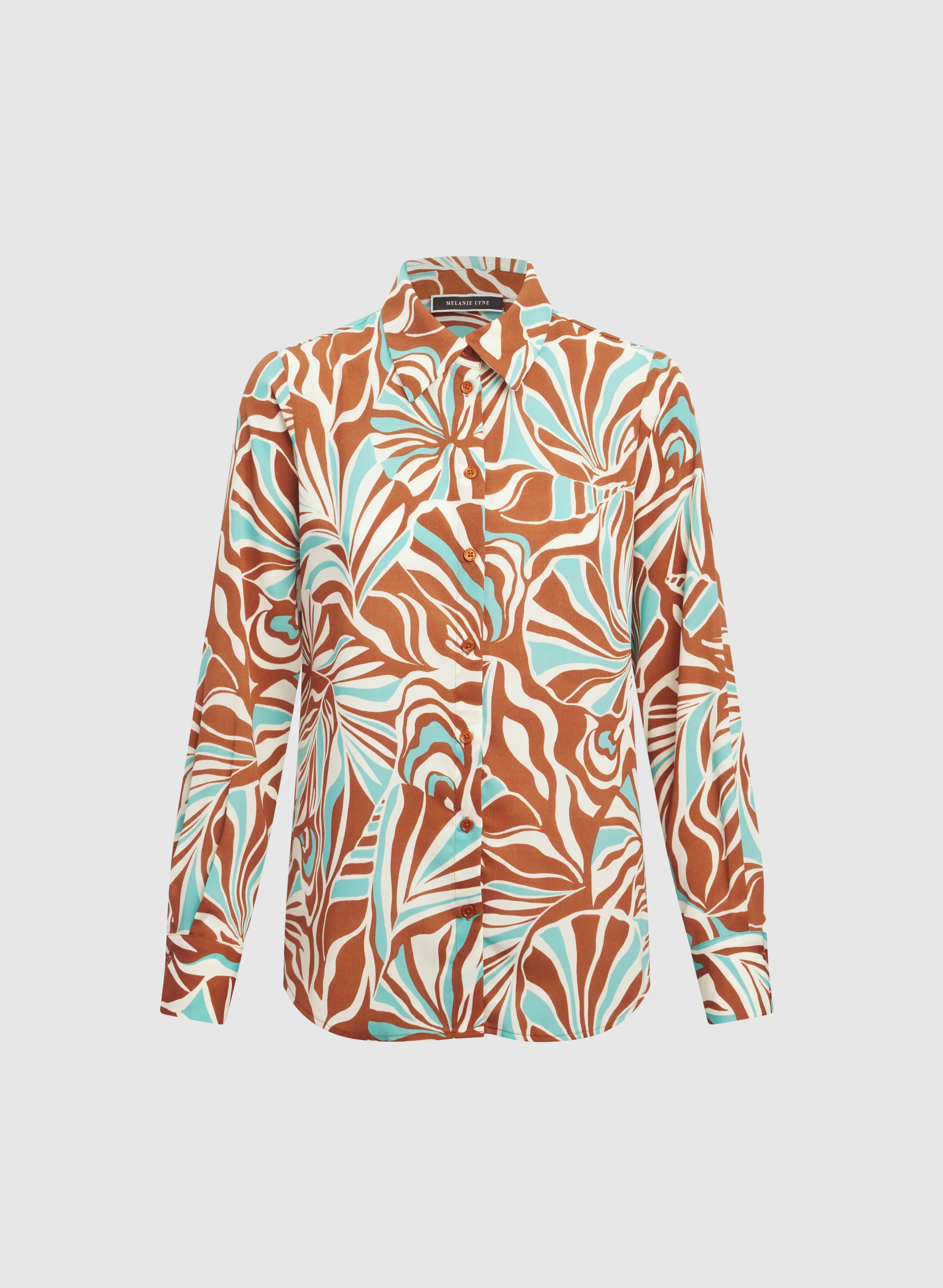 Abstract Print Blouse - Image 5