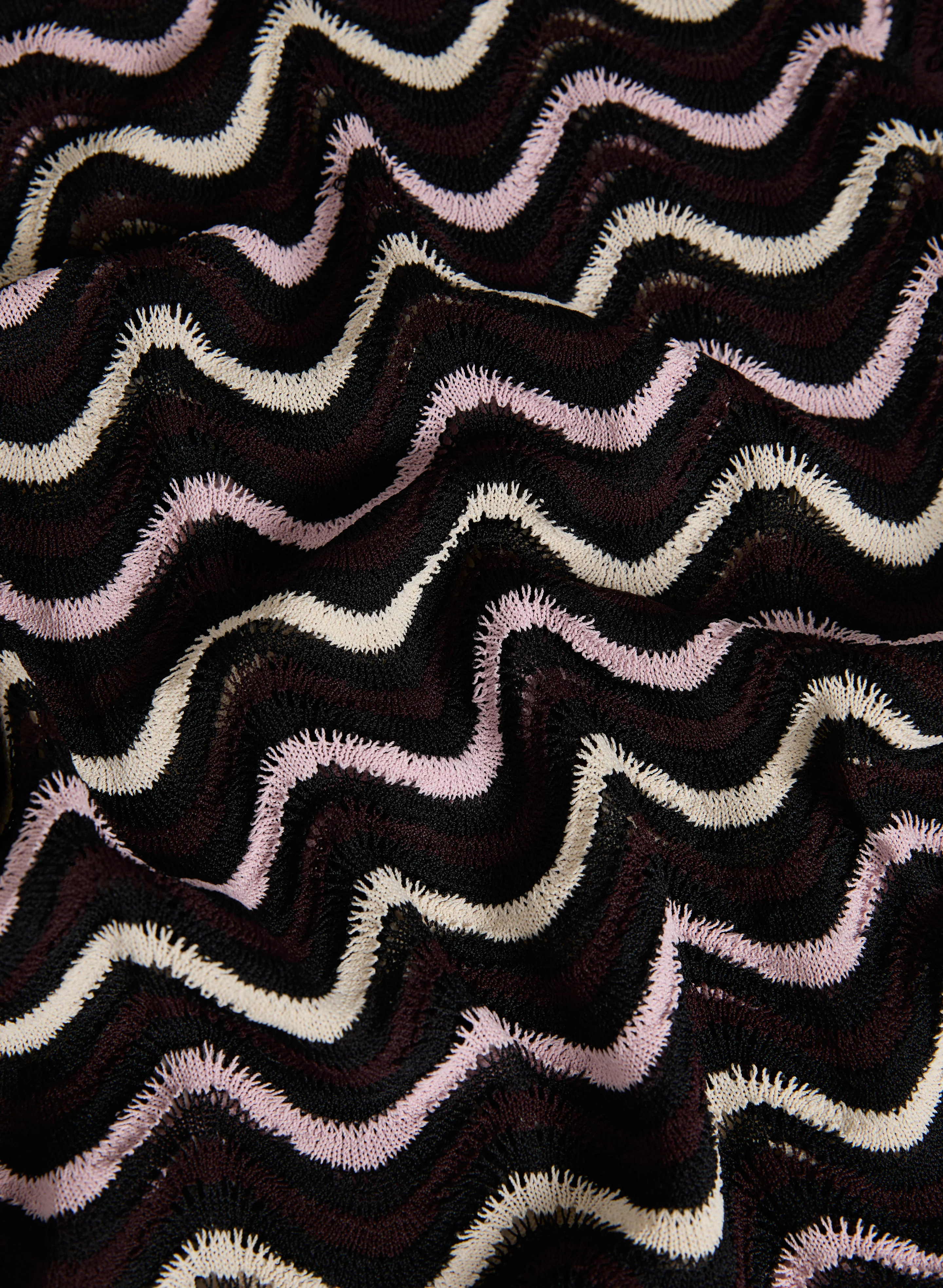 Wave Open-Knit Sweater - Image 7