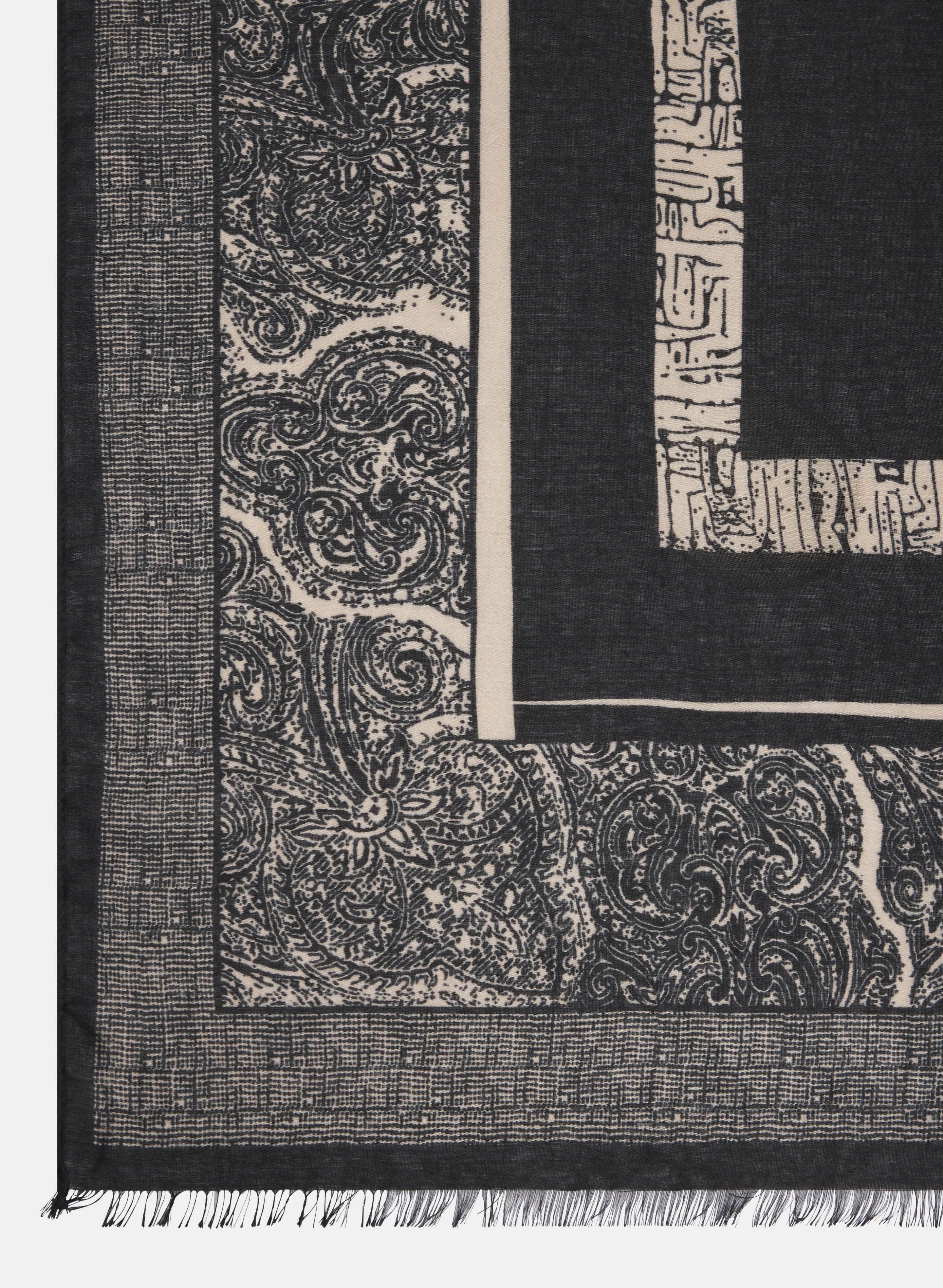 Abstract Print Scarf - Image 3