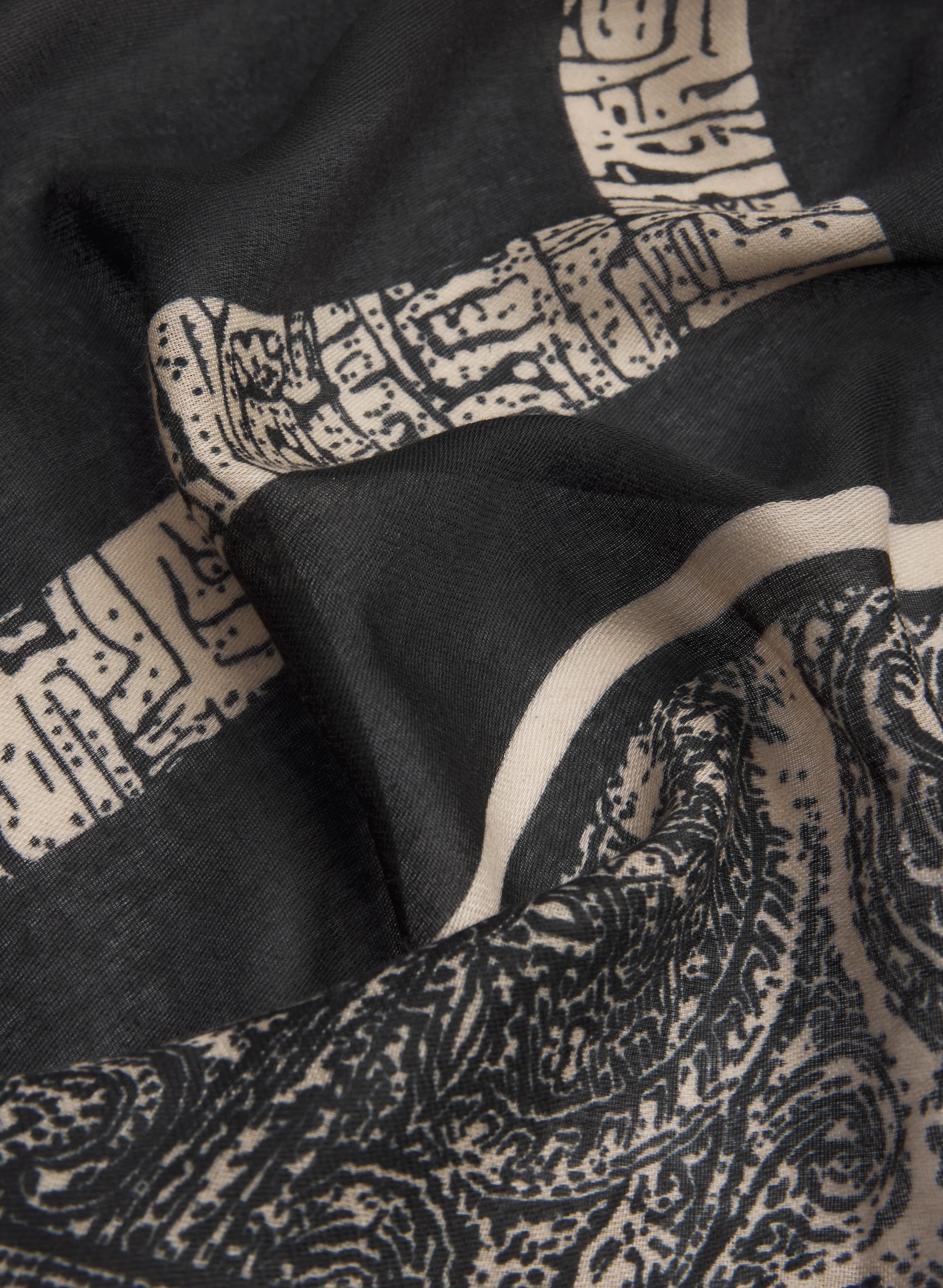 Abstract Print Scarf - Image 4