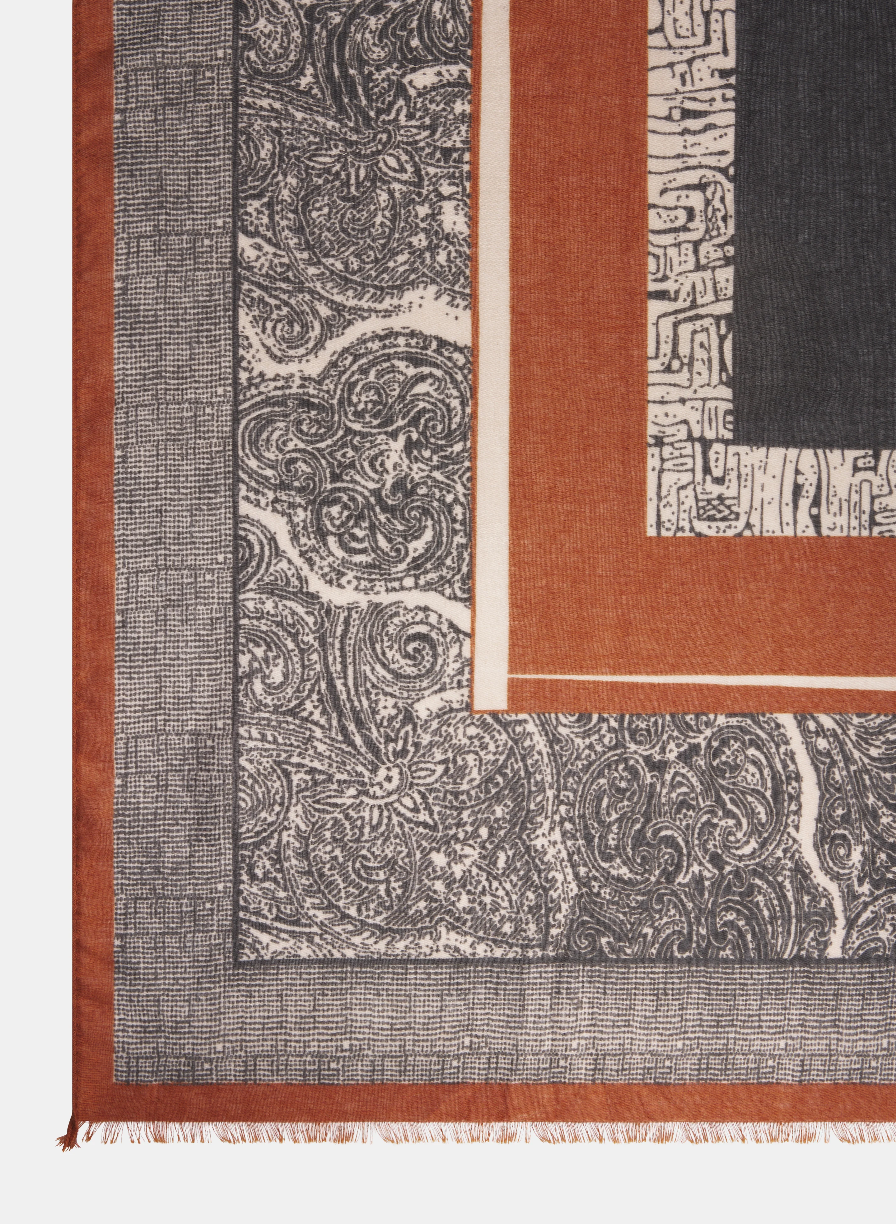 Abstract Print Scarf - Image 3