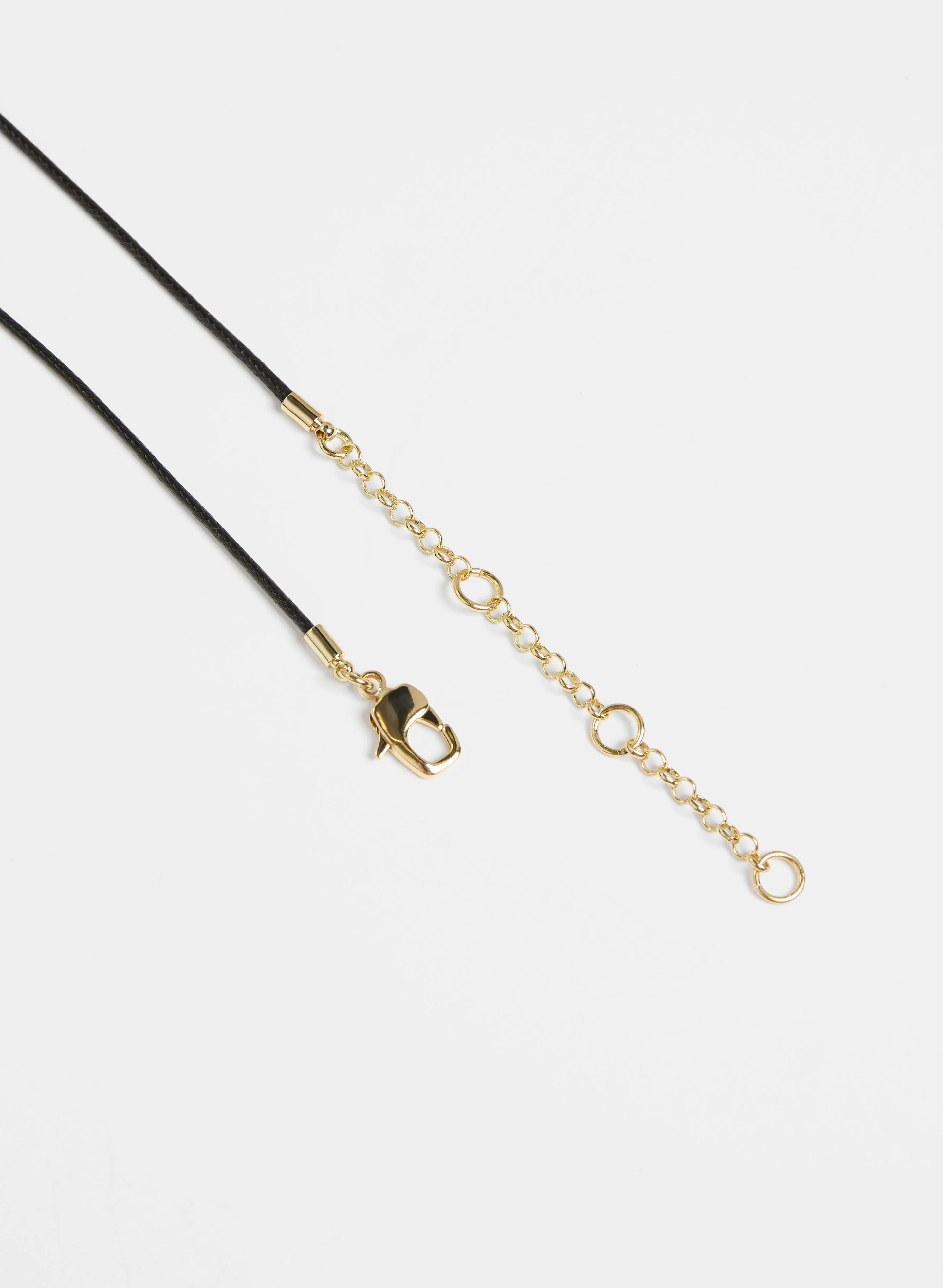 Abstract Ring Pendant Necklace - Image 2