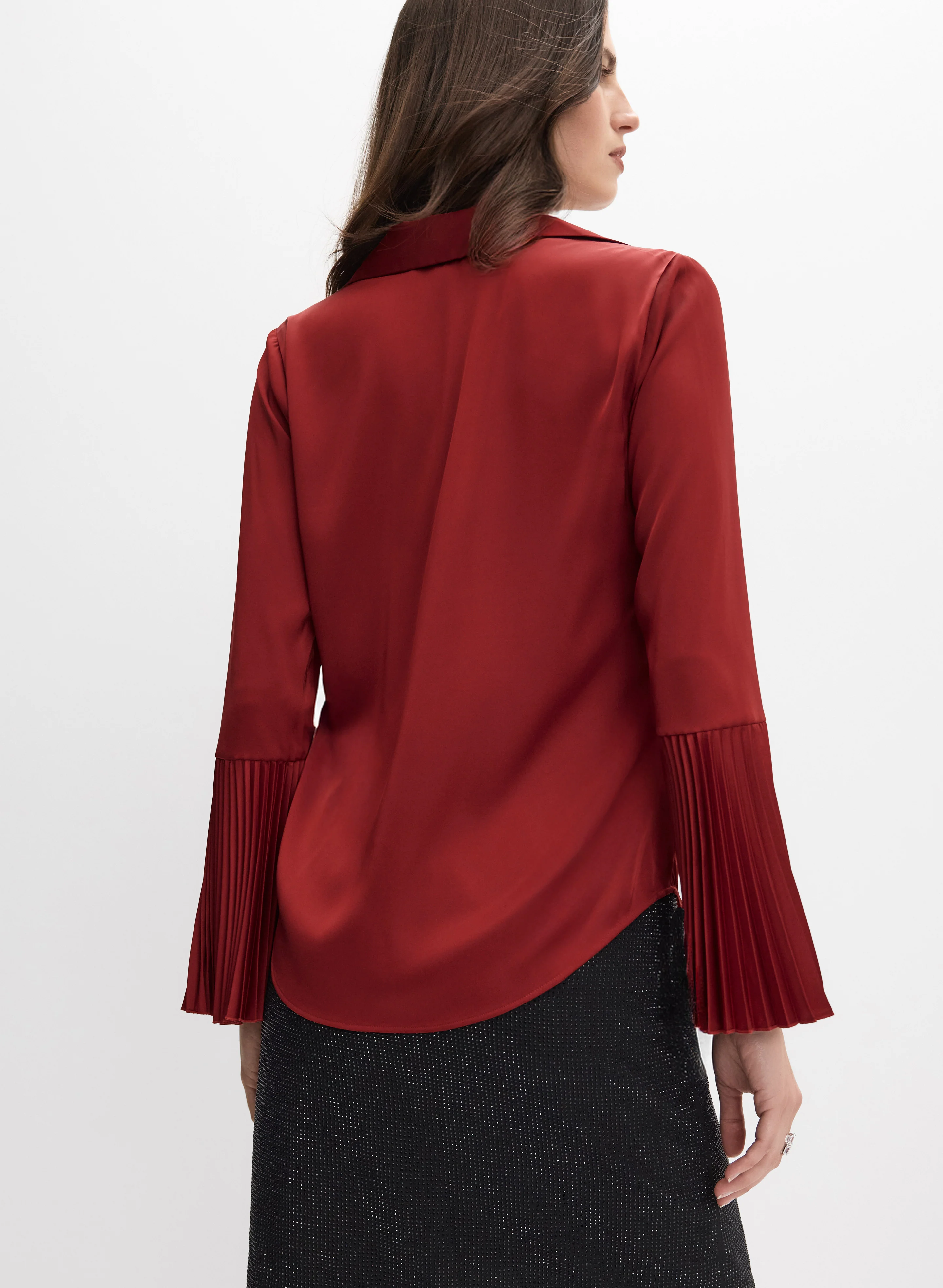 Accordion Sleeve Blouse - Image 4