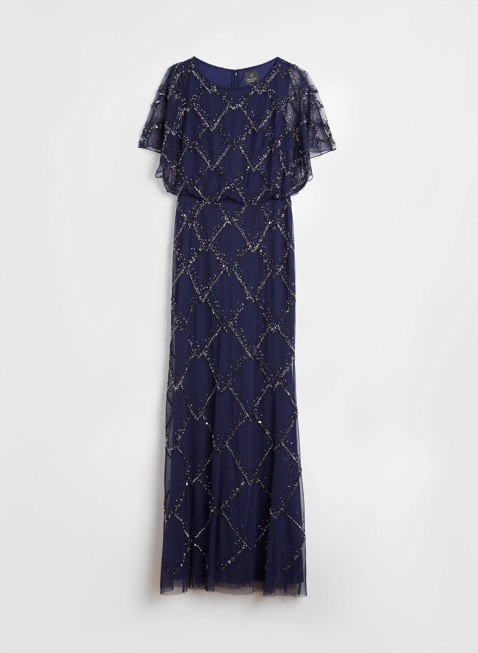 Adrianna Papell - Beaded Mesh Gown - Image 4