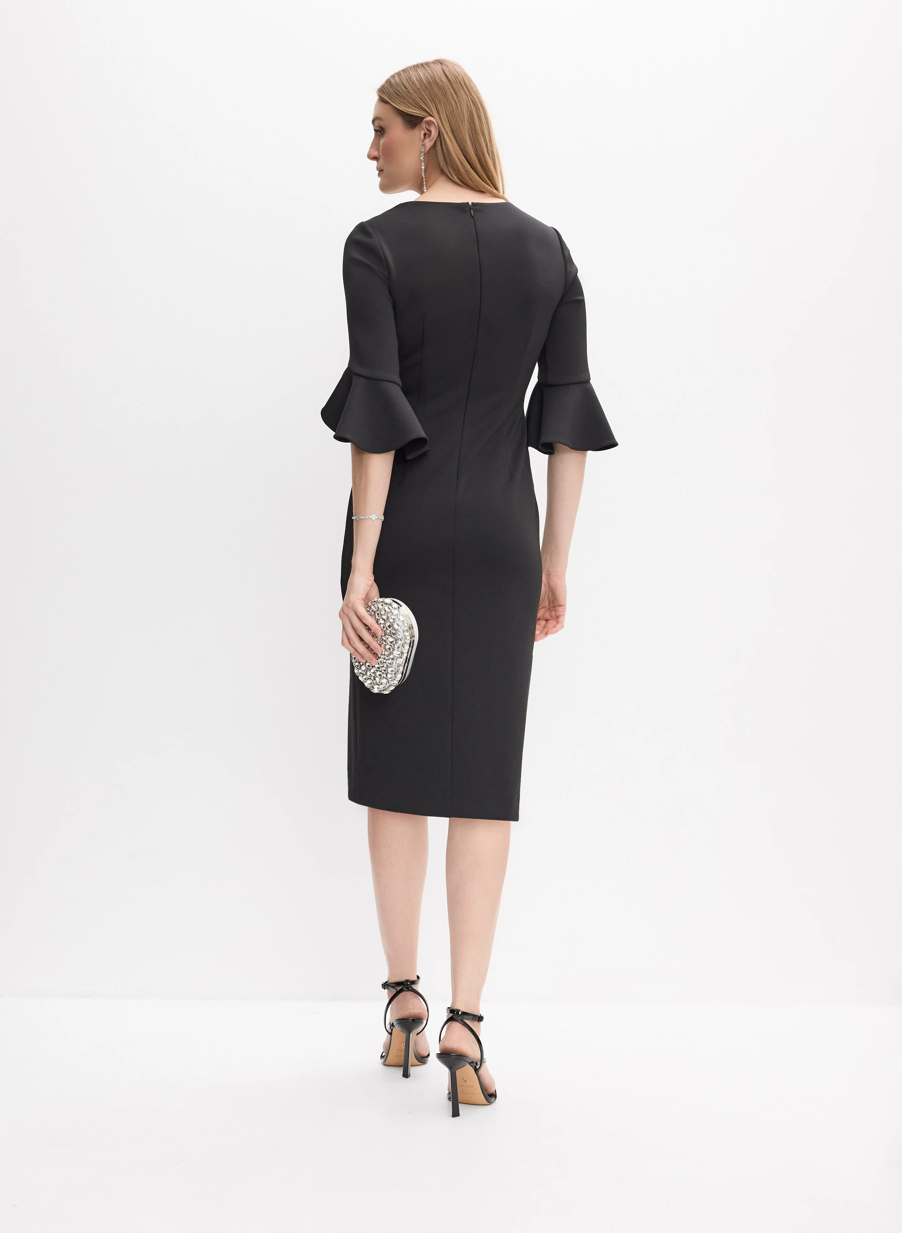 Adrianna Papell - Fitted Crepe Dress - Image 4