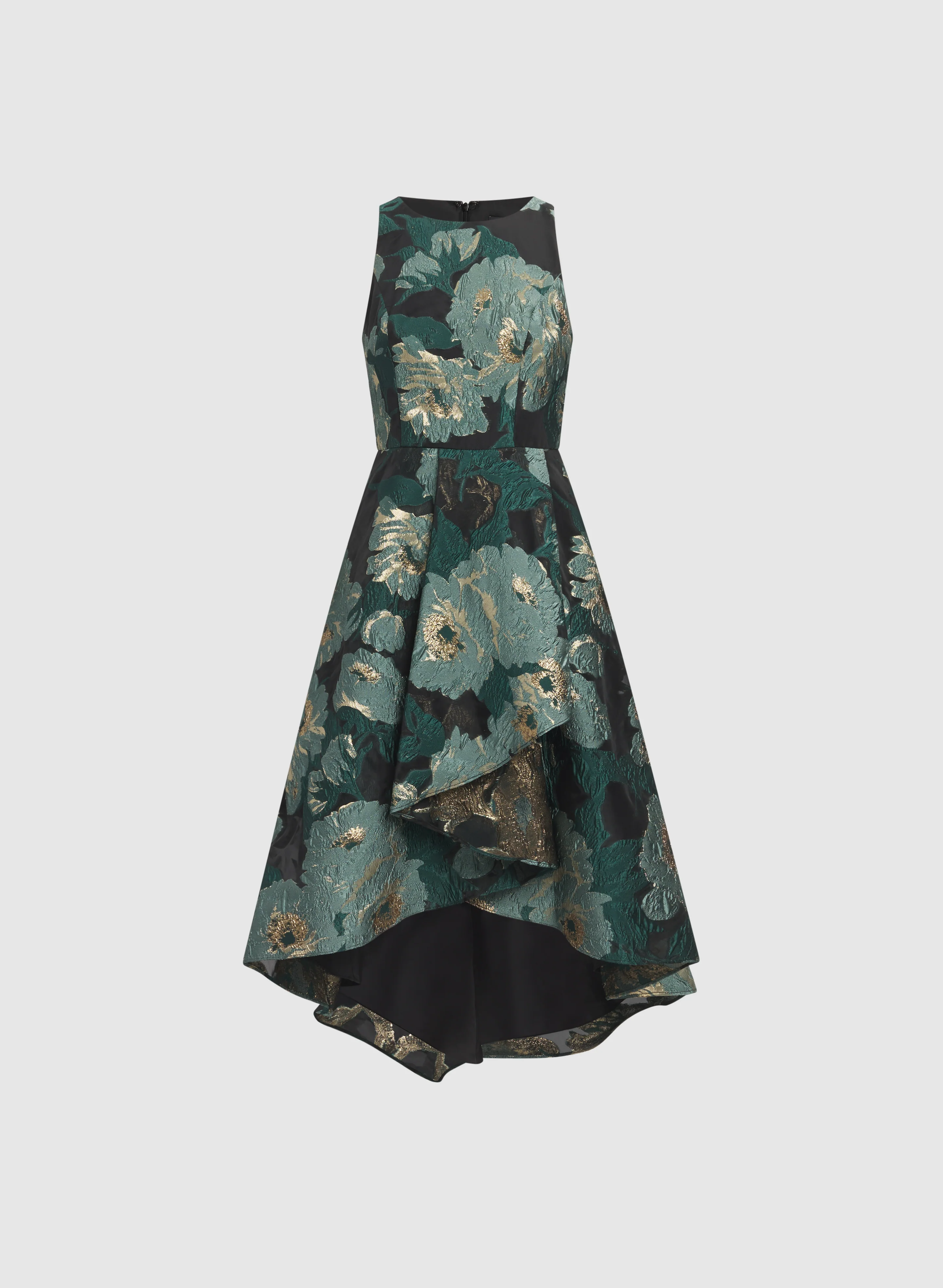 Adrianna Papell - Floral Jacquard Dress - Image 5