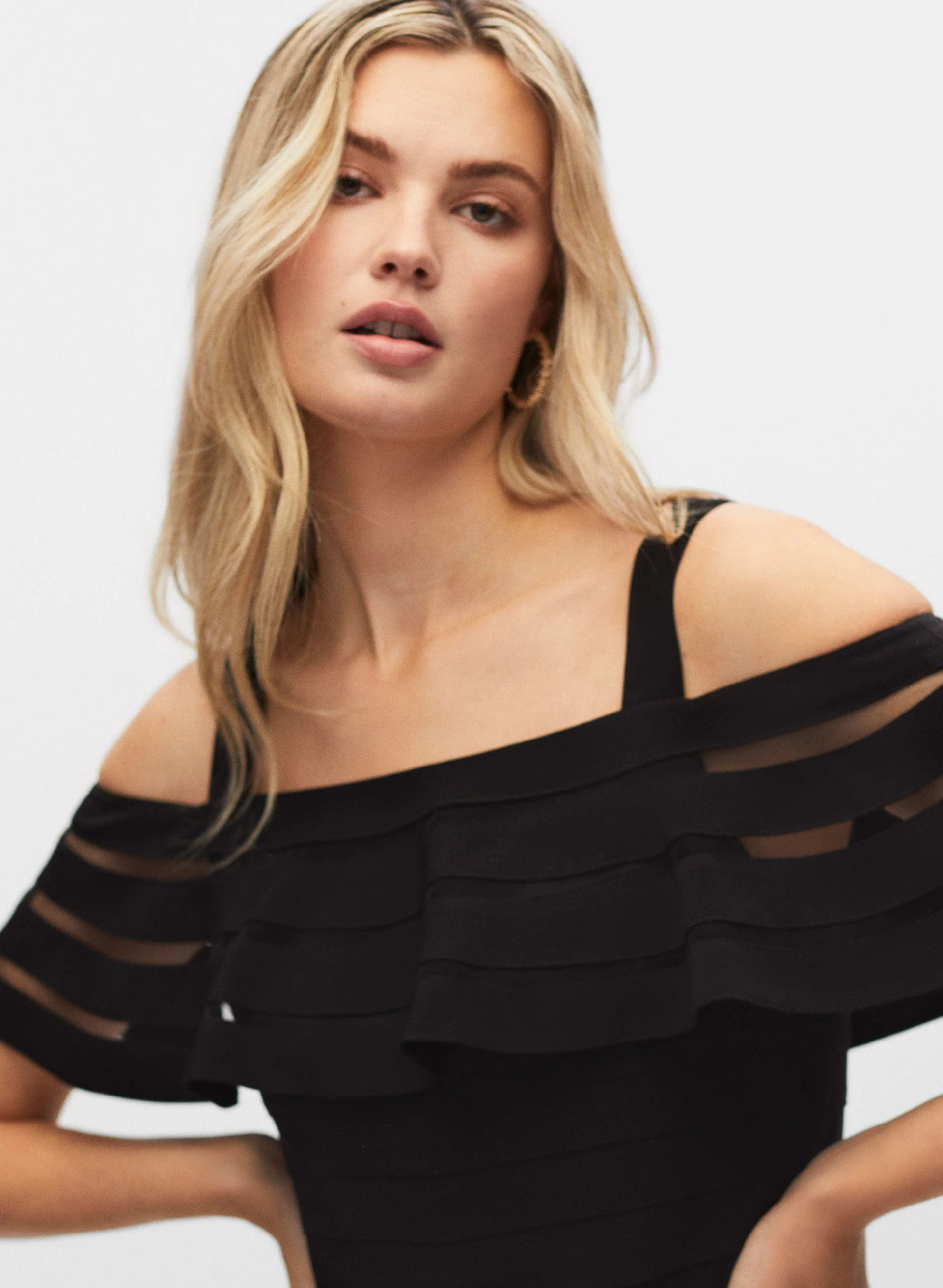 Adrianna Papell - Mesh Illusion Jumpsuit - Image 4