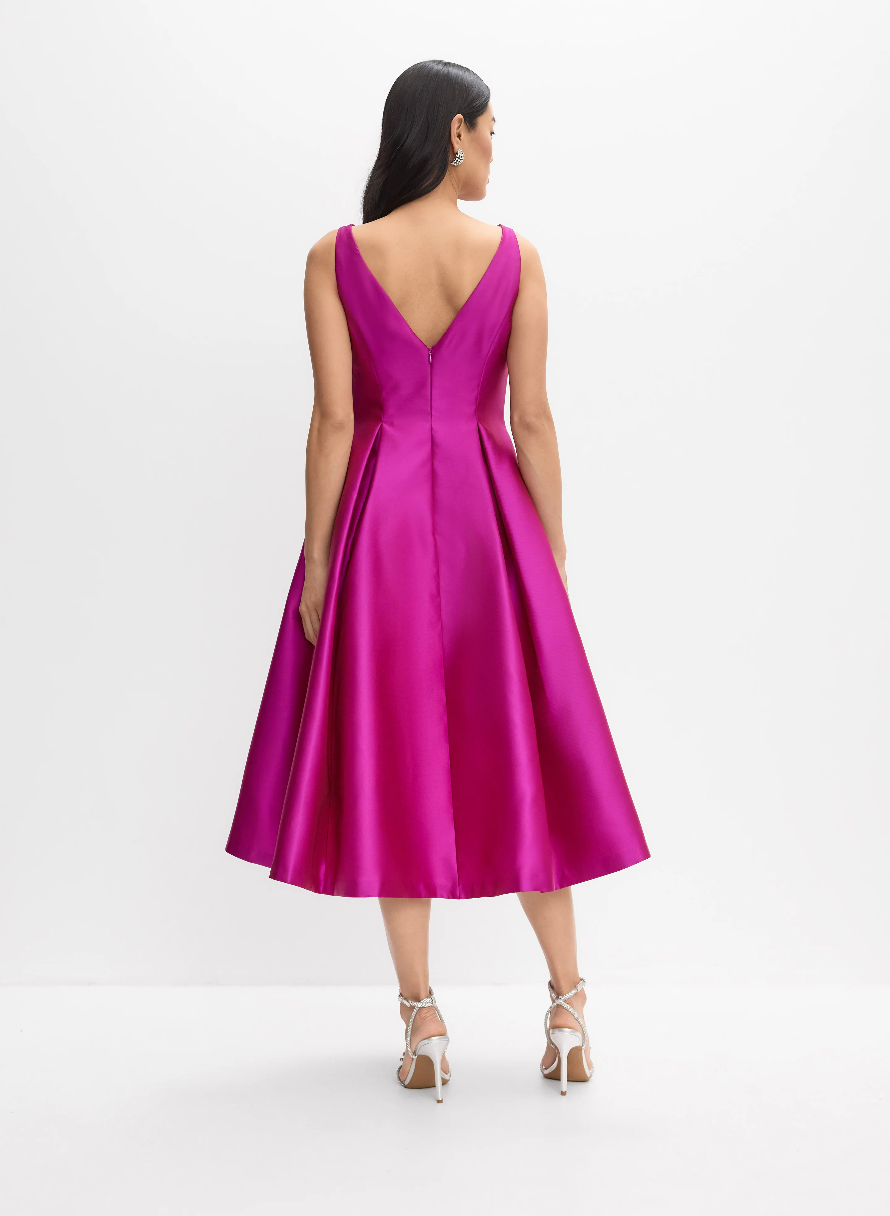 Adrianna Papell - Mikado Fit & Flare Dress - Image 4