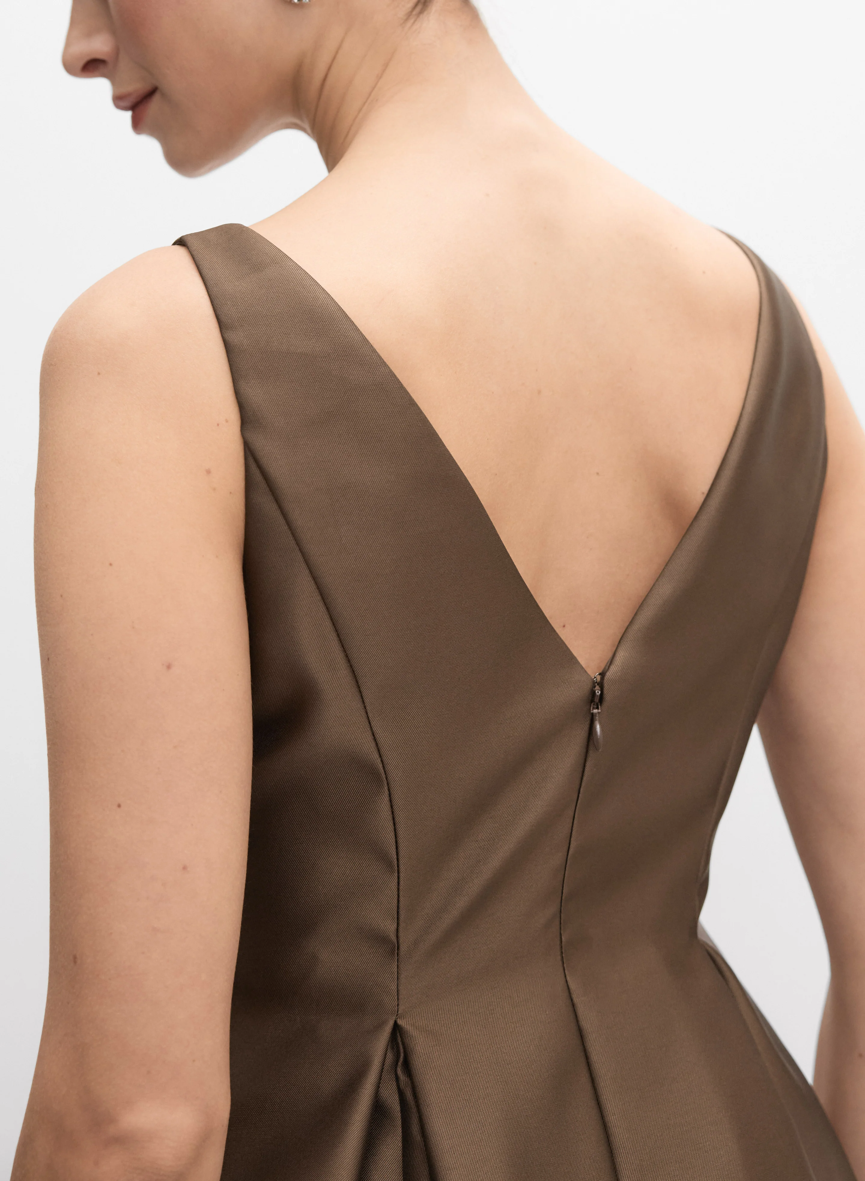 Adrianna Papell - Mikado Fit & Flare Dress - Image 5