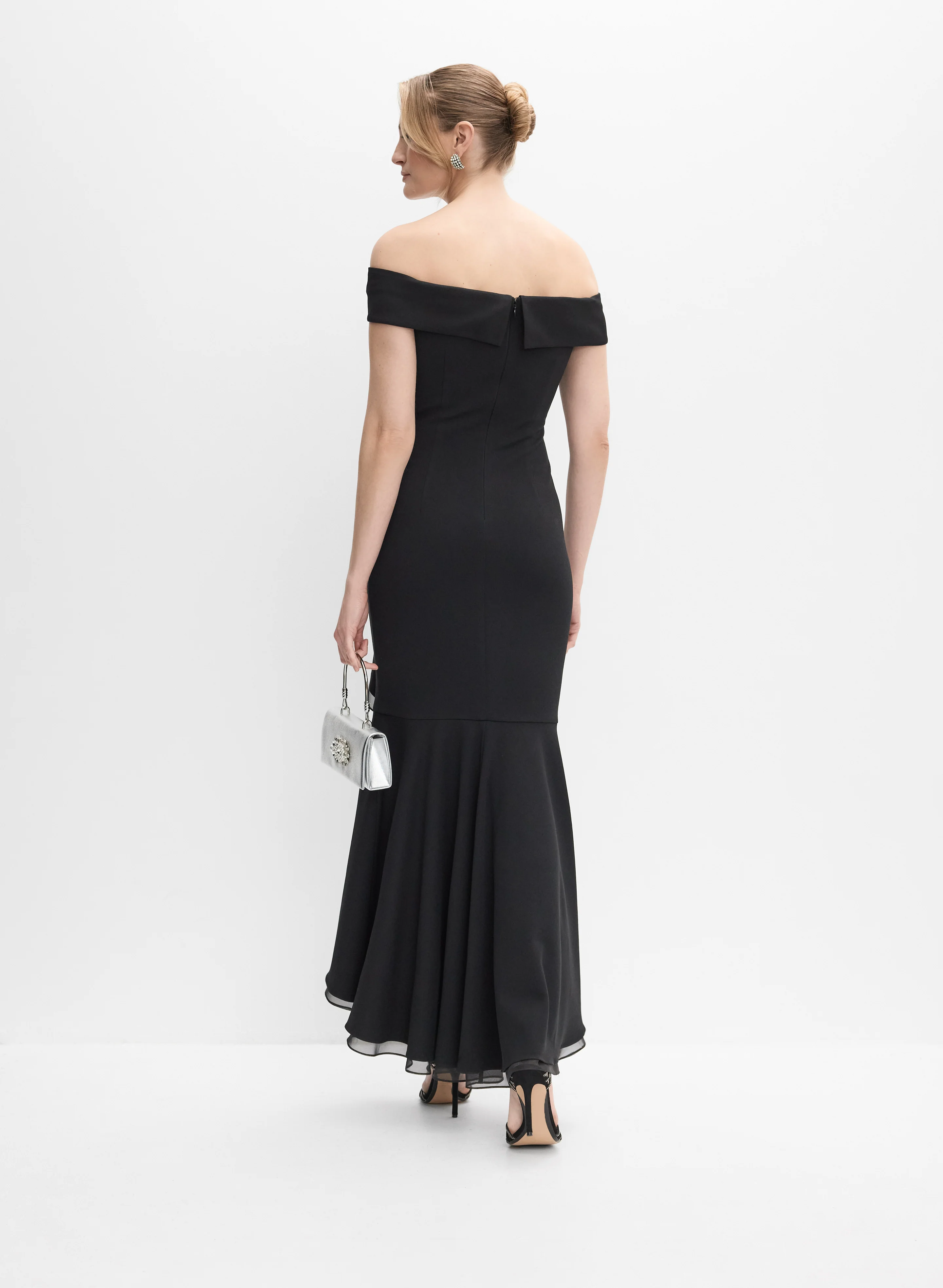 Adrianna Papell - Off-The-Shoulder Gown - Image 4