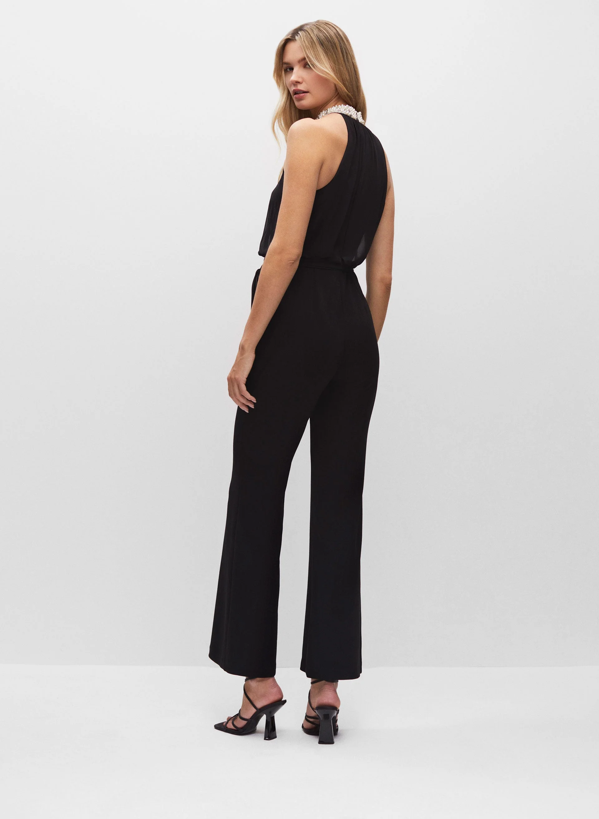 Adrianna Papell - Pearl Detail Jumpsuit - Image 3