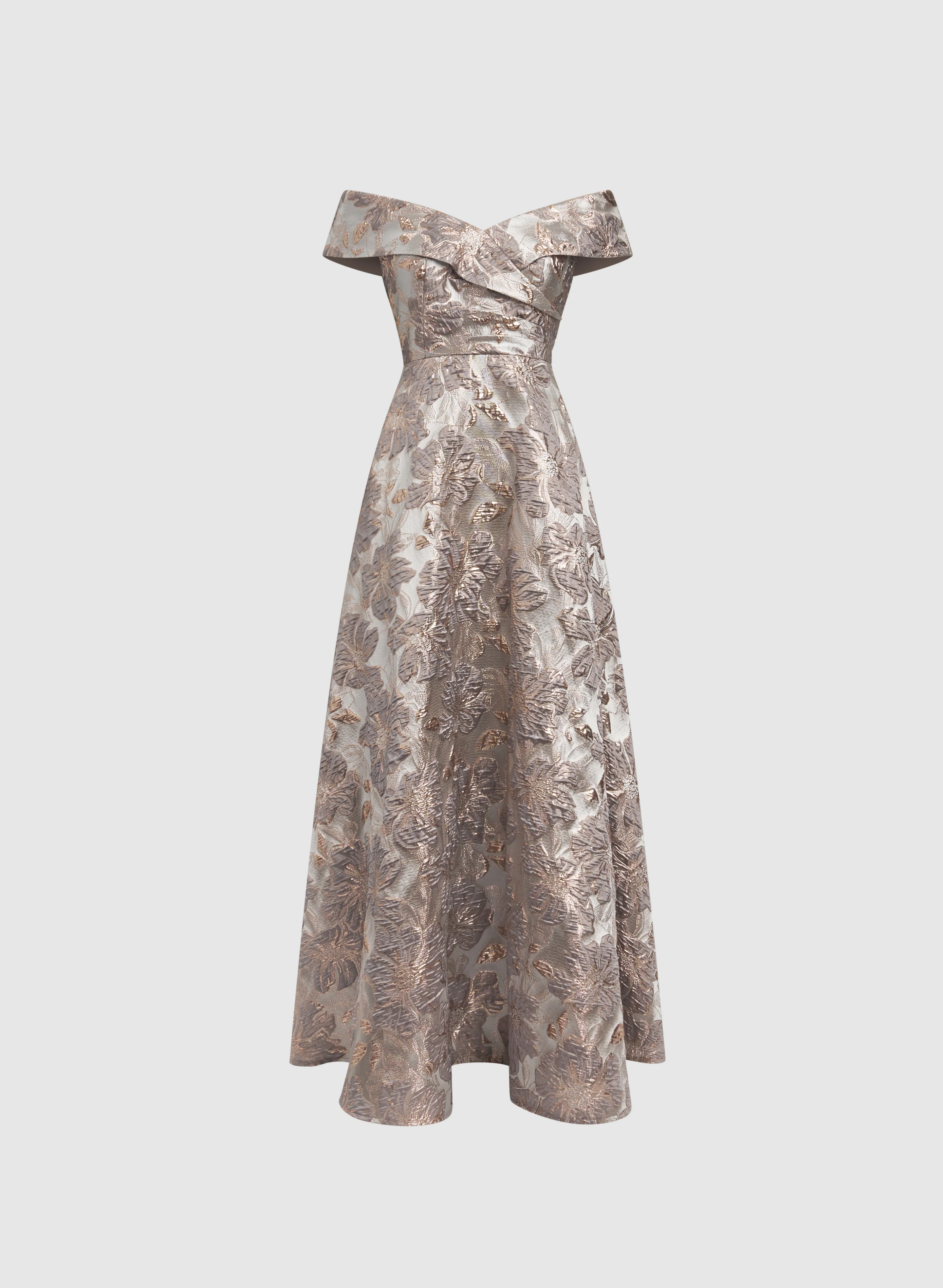 Alex Evenings - Floral Jacquard Gown - Image 5