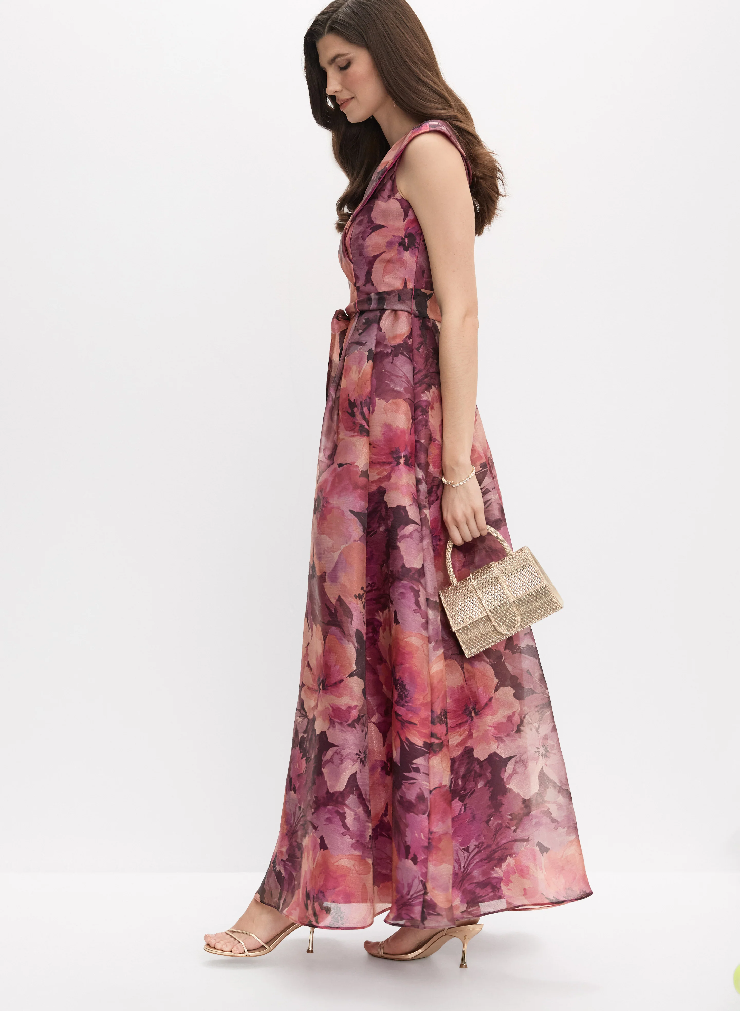 Alex Evenings - Floral Organza Gown - Image 2