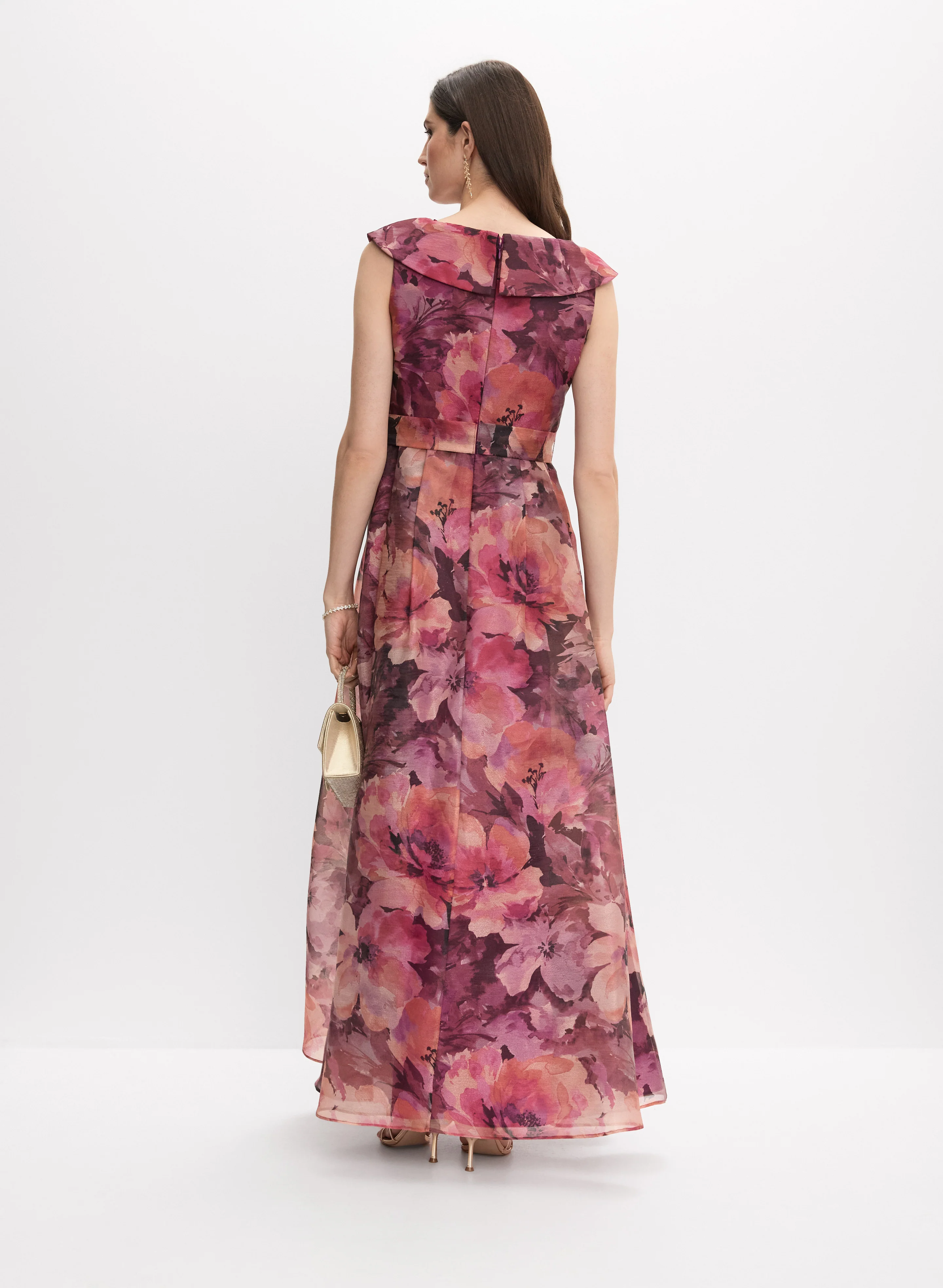 Alex Evenings - Floral Organza Gown - Image 3