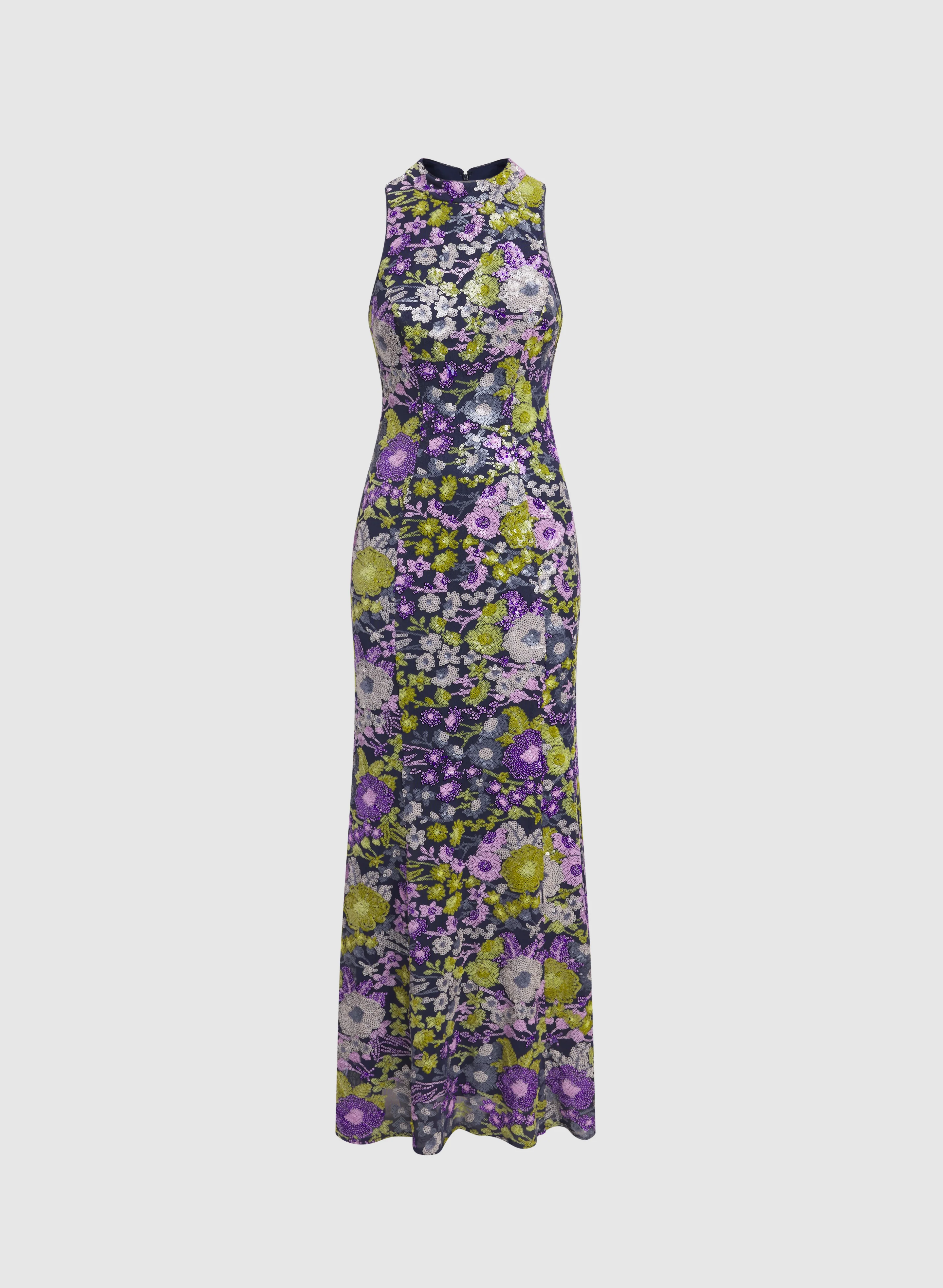 Alex Evenings - Floral Sequin Dress - Image 6