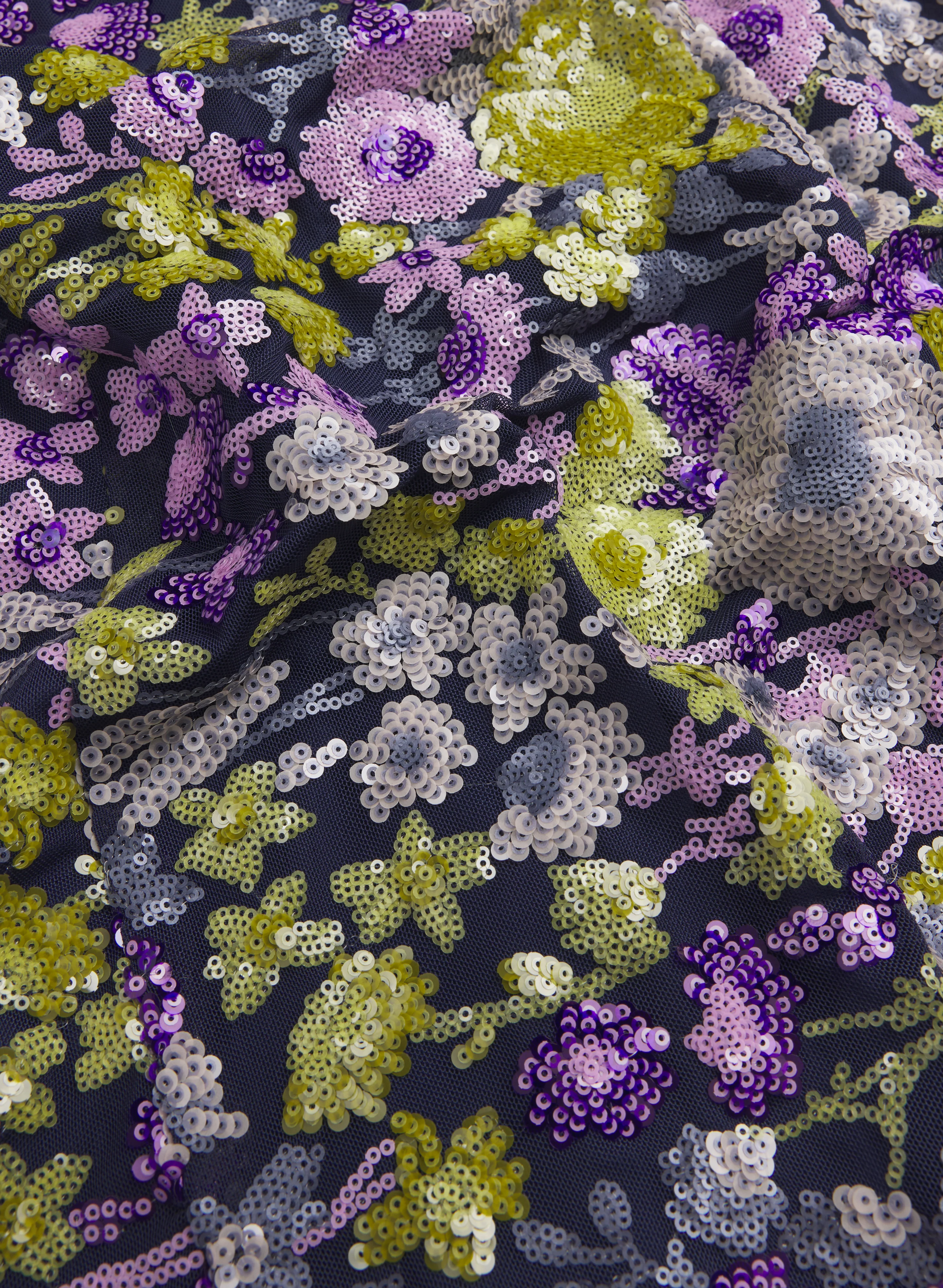 Alex Evenings - Floral Sequin Dress - Image 7