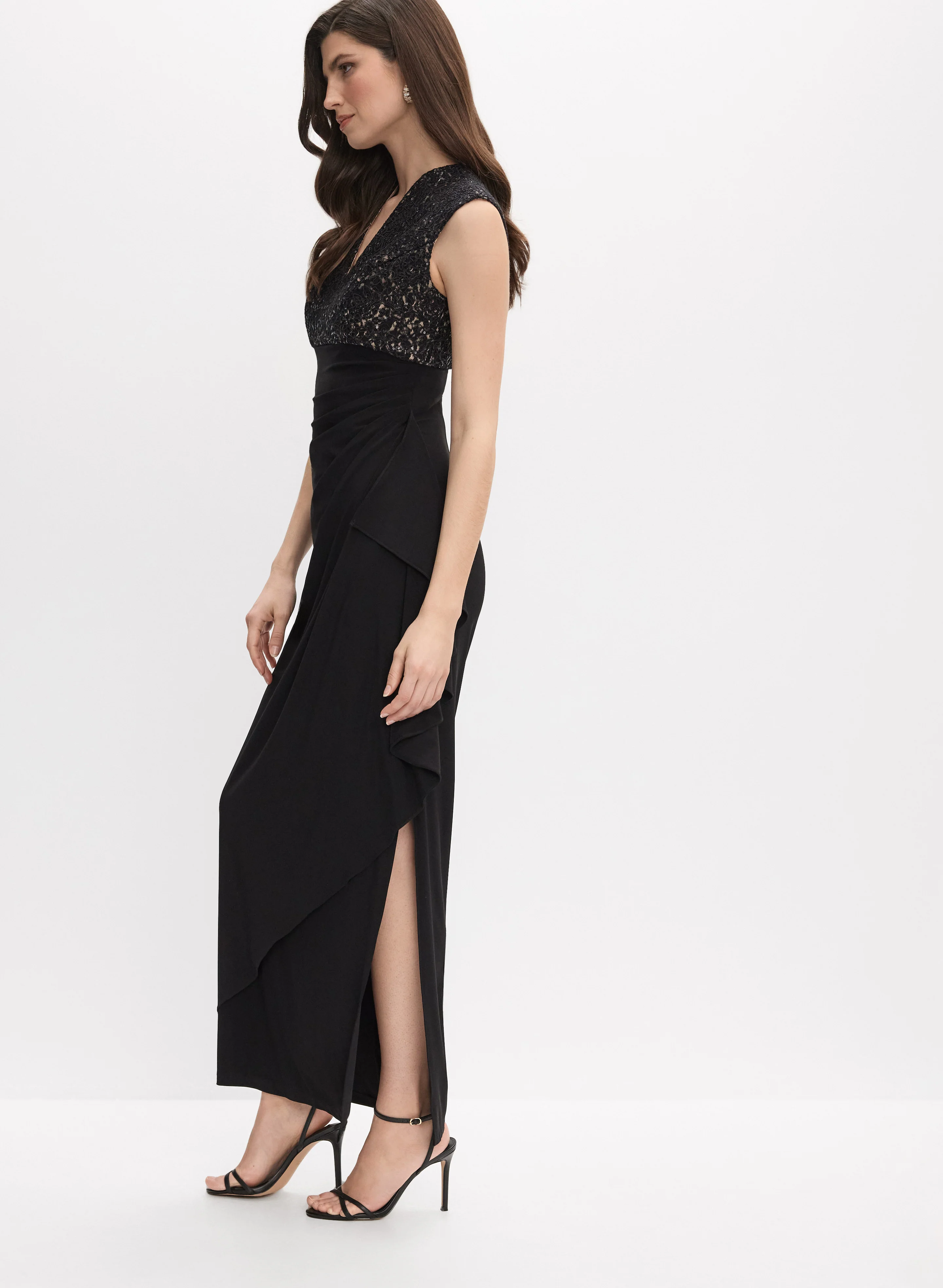 Alex Evenings - Lace Empire Waist Dress - Image 2