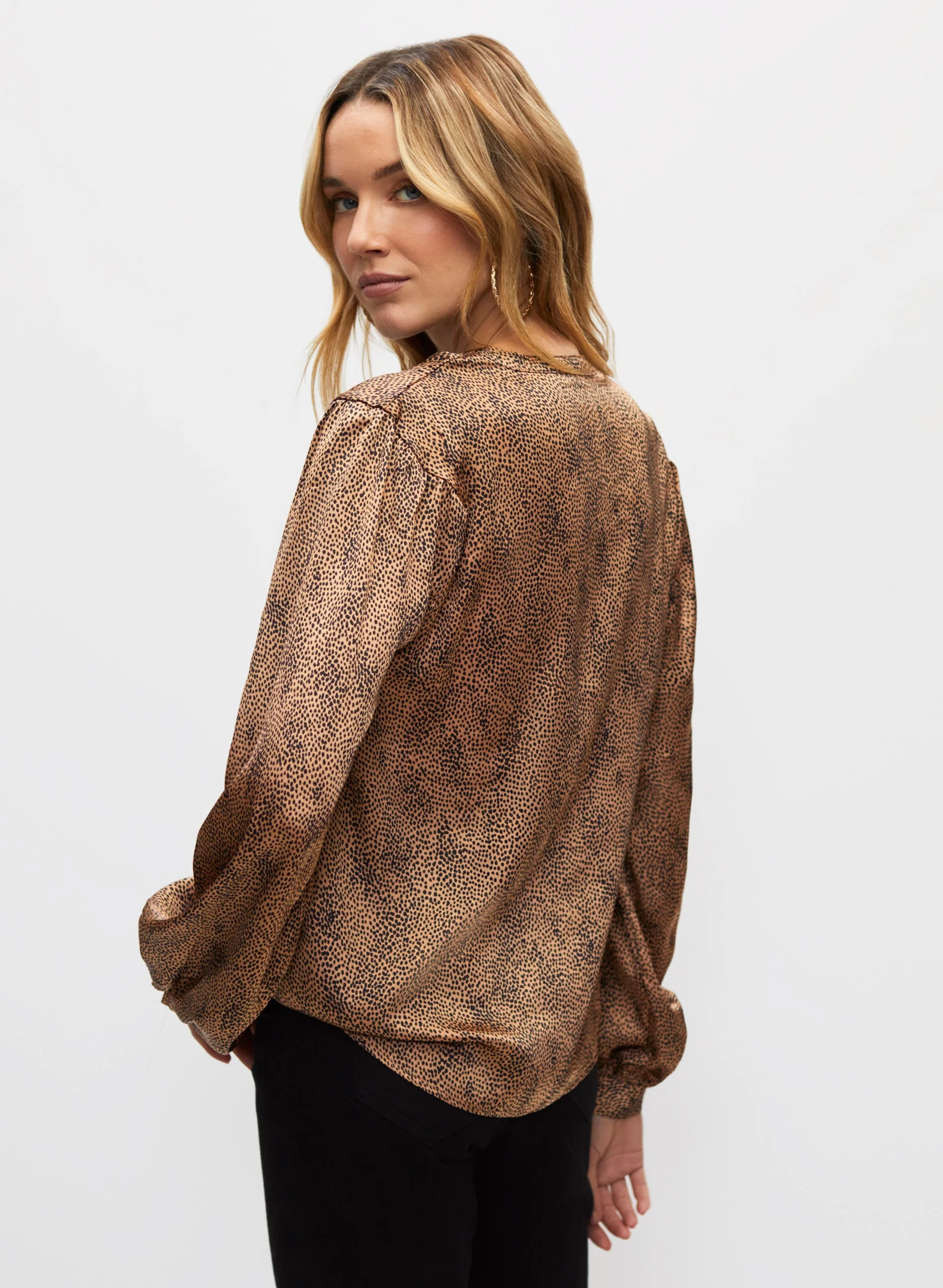 Animal Print Blouse - Image 3