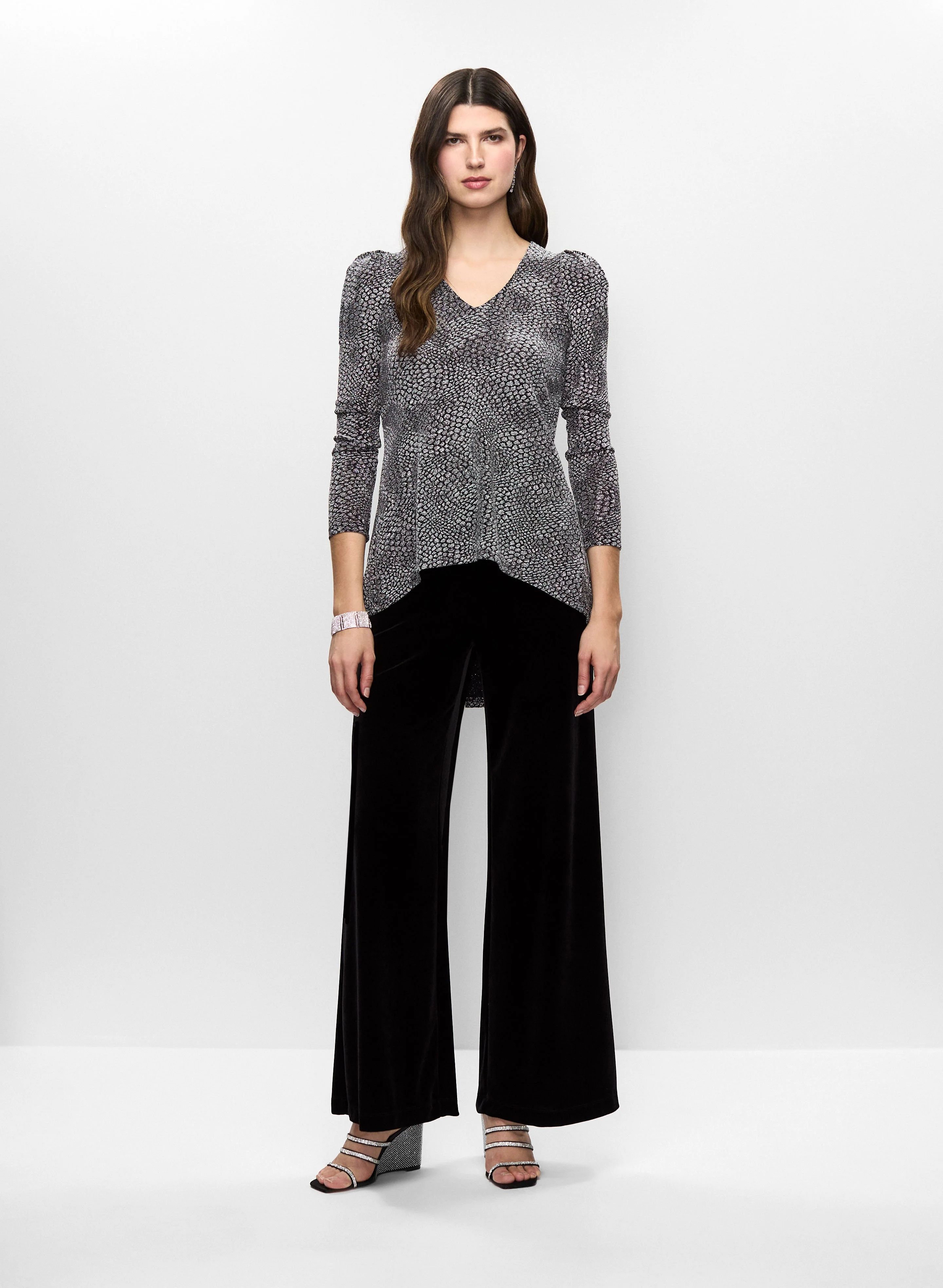 Animal Print Tunic & Velour Pants