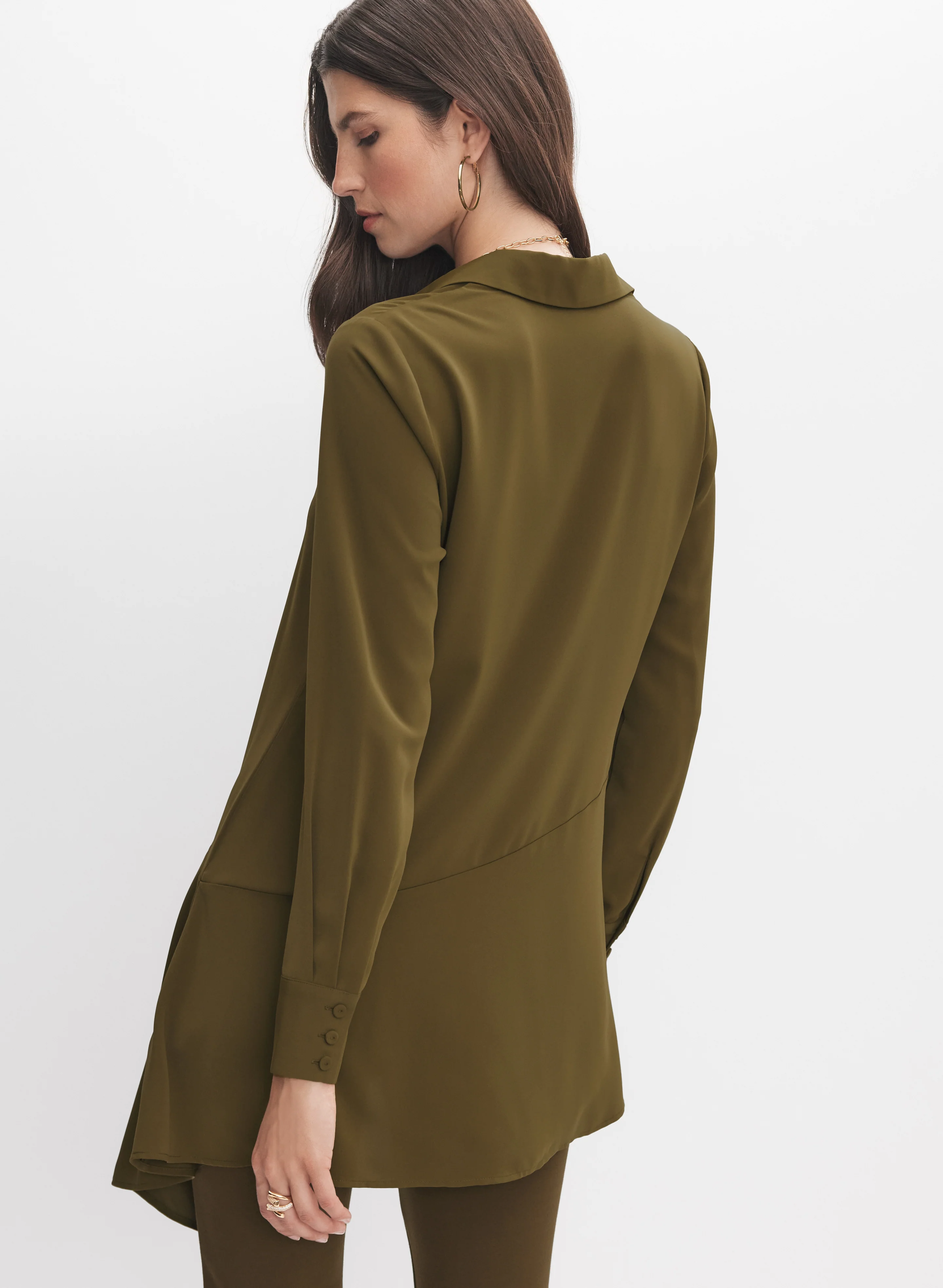 Asymmetric Flounce Hem Top - Image 4