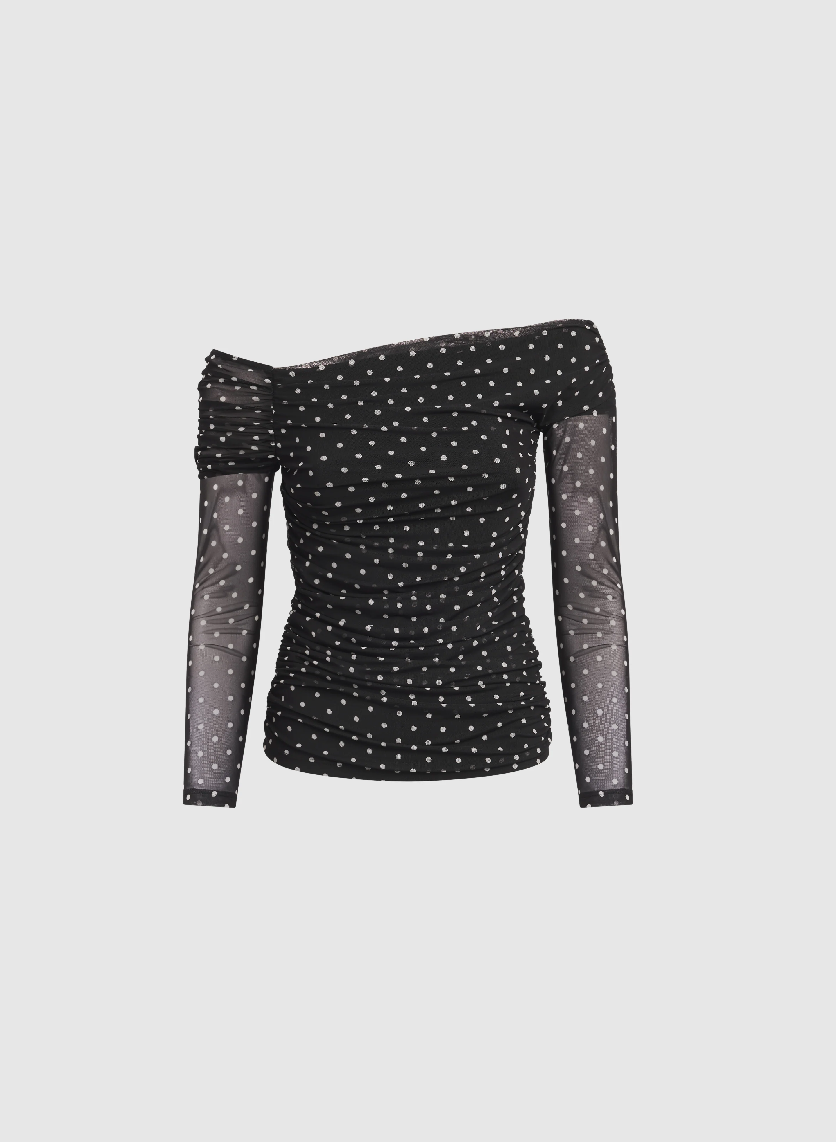 Asymmetric Polka Dot Top - Image 6