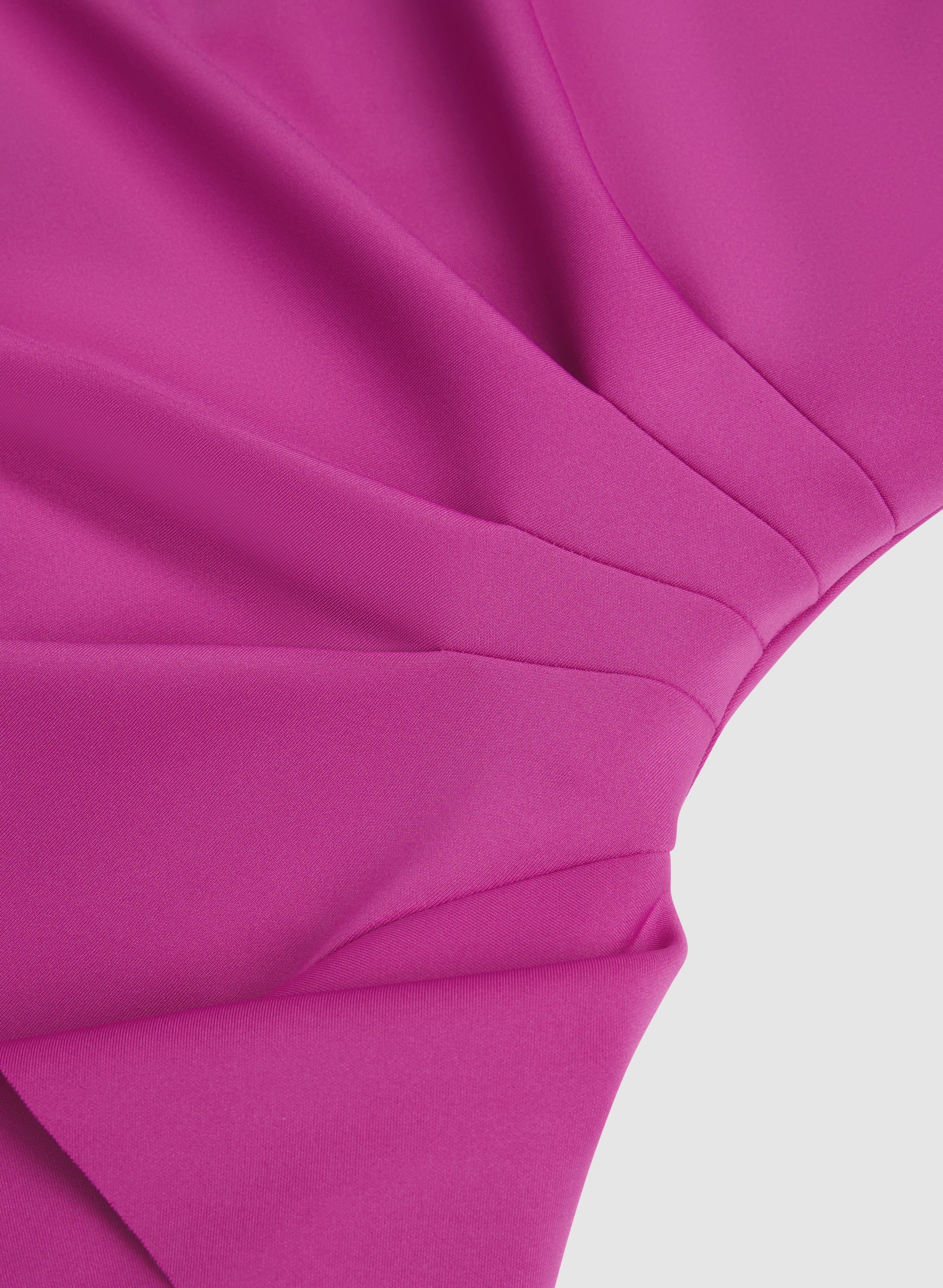 BA Nites - Asymmetric Waterfall Flounce Dress - Image 7
