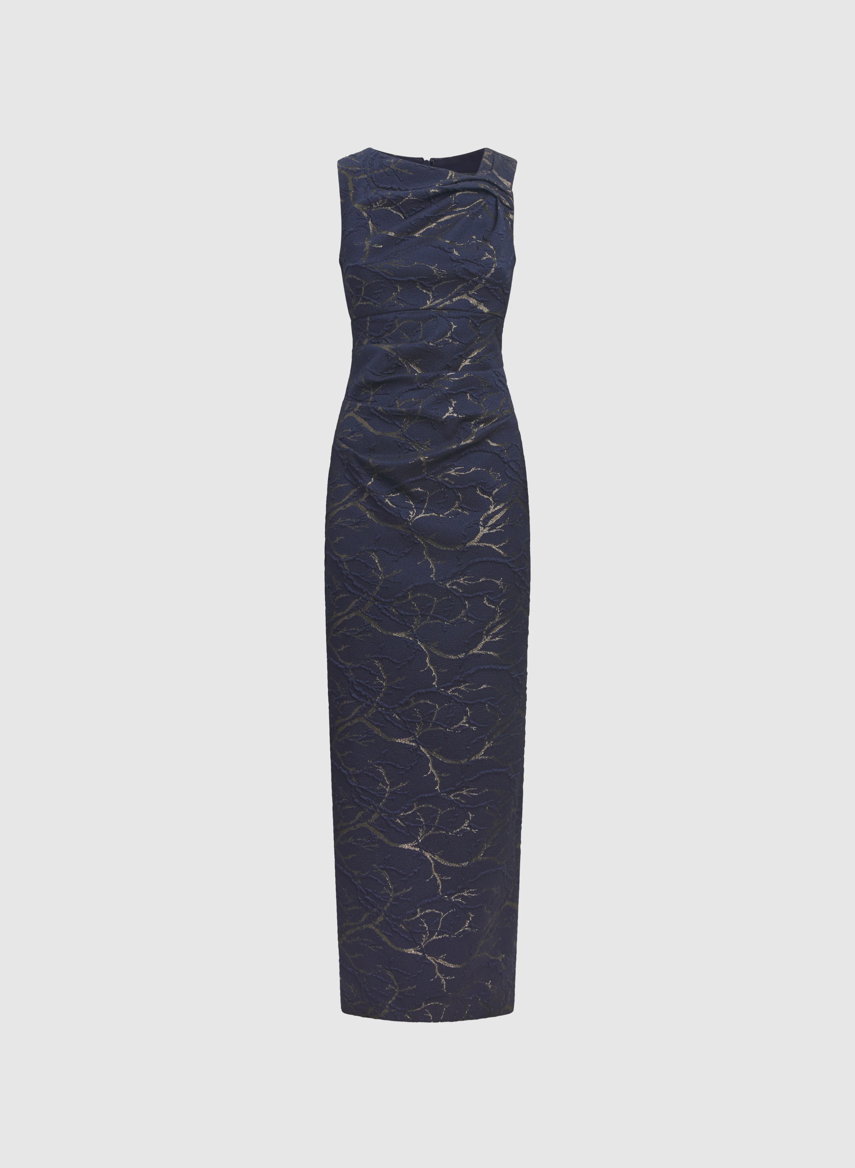 Adrianna Papell - Asymmetrical Neck Dress - Image 5