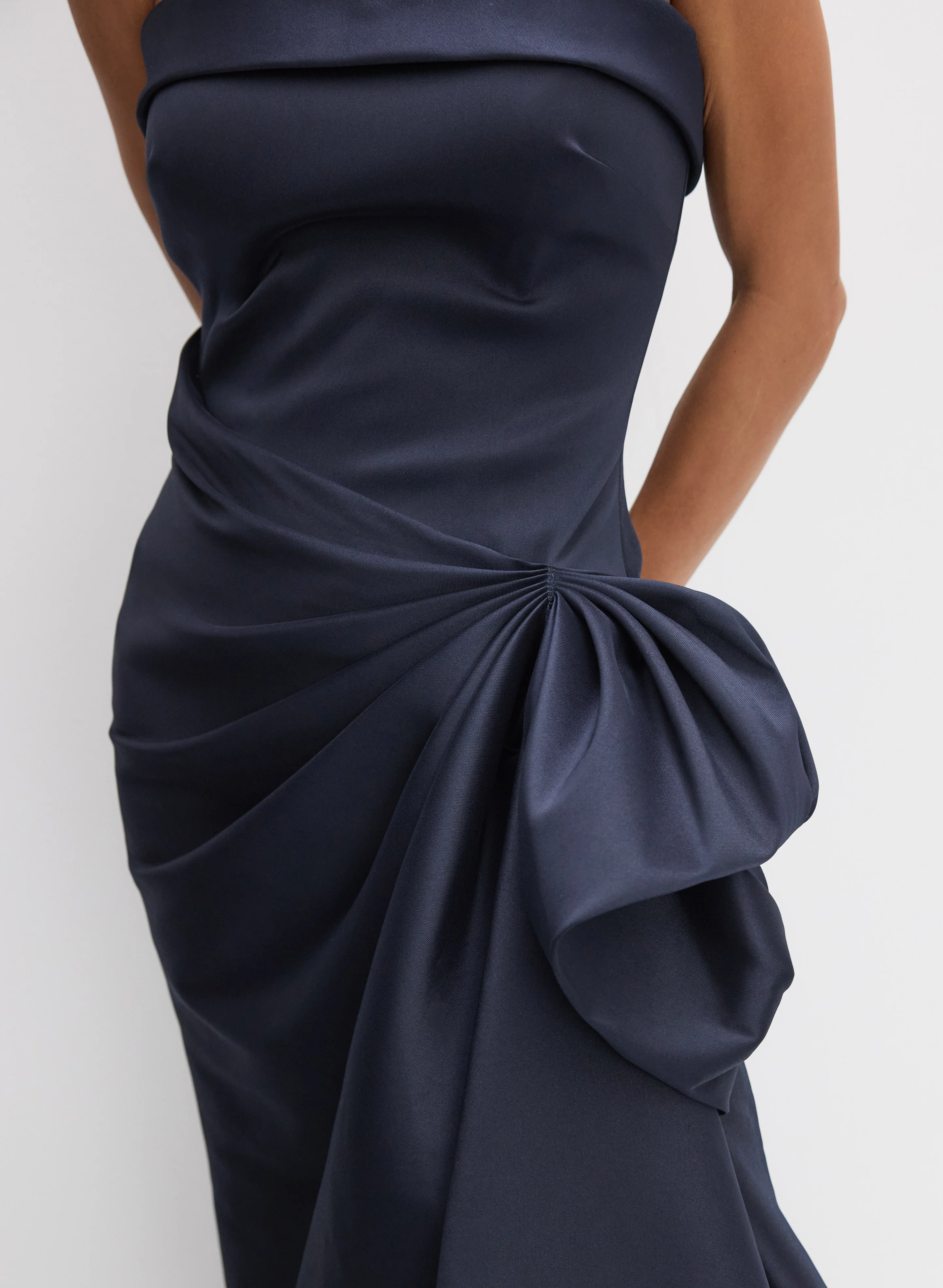 BA Nites - Mikado Bow Dress - Image 3