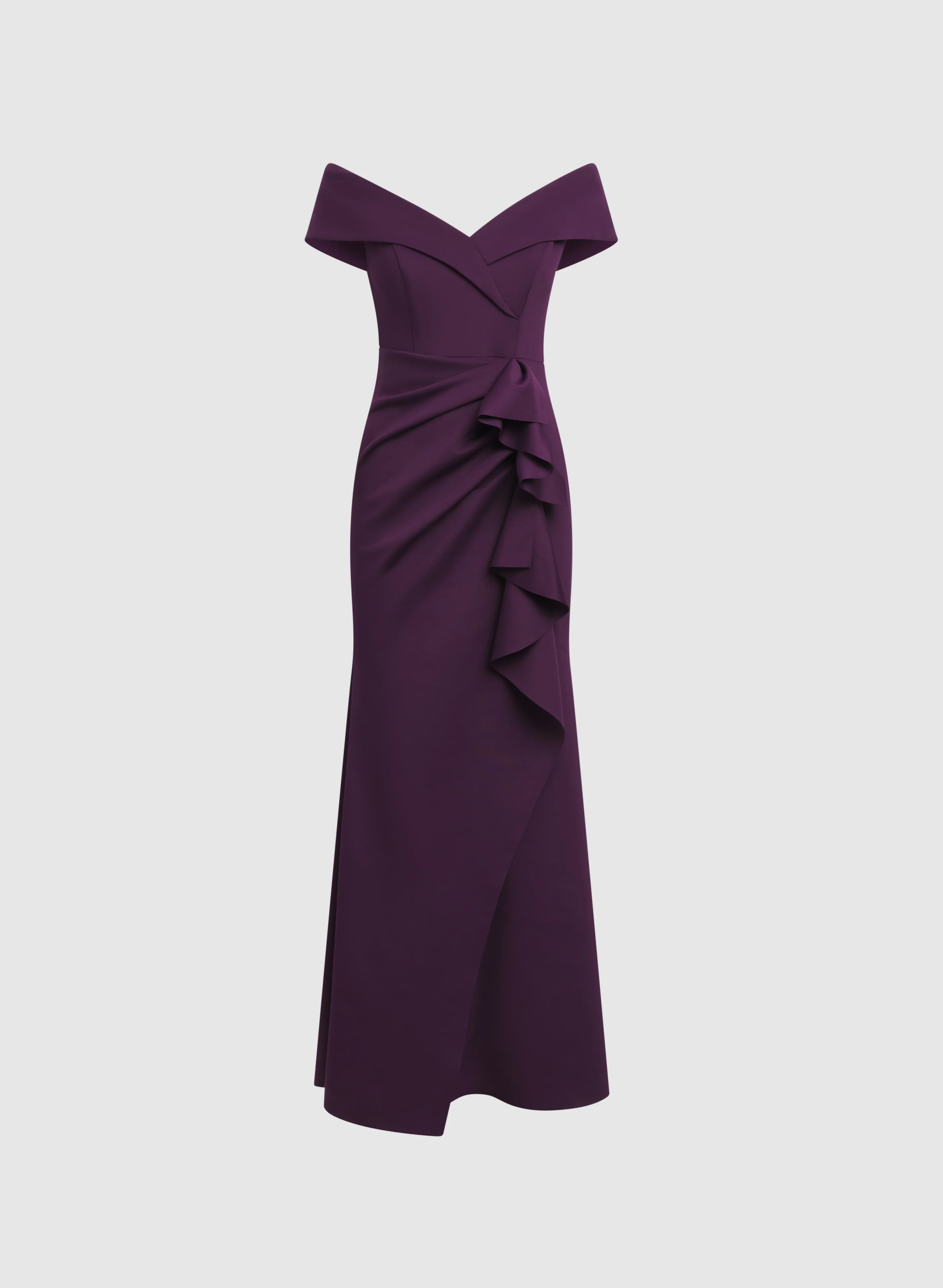 BA Nites - Off-The-Shoulder Ruffle Dress - Image 6