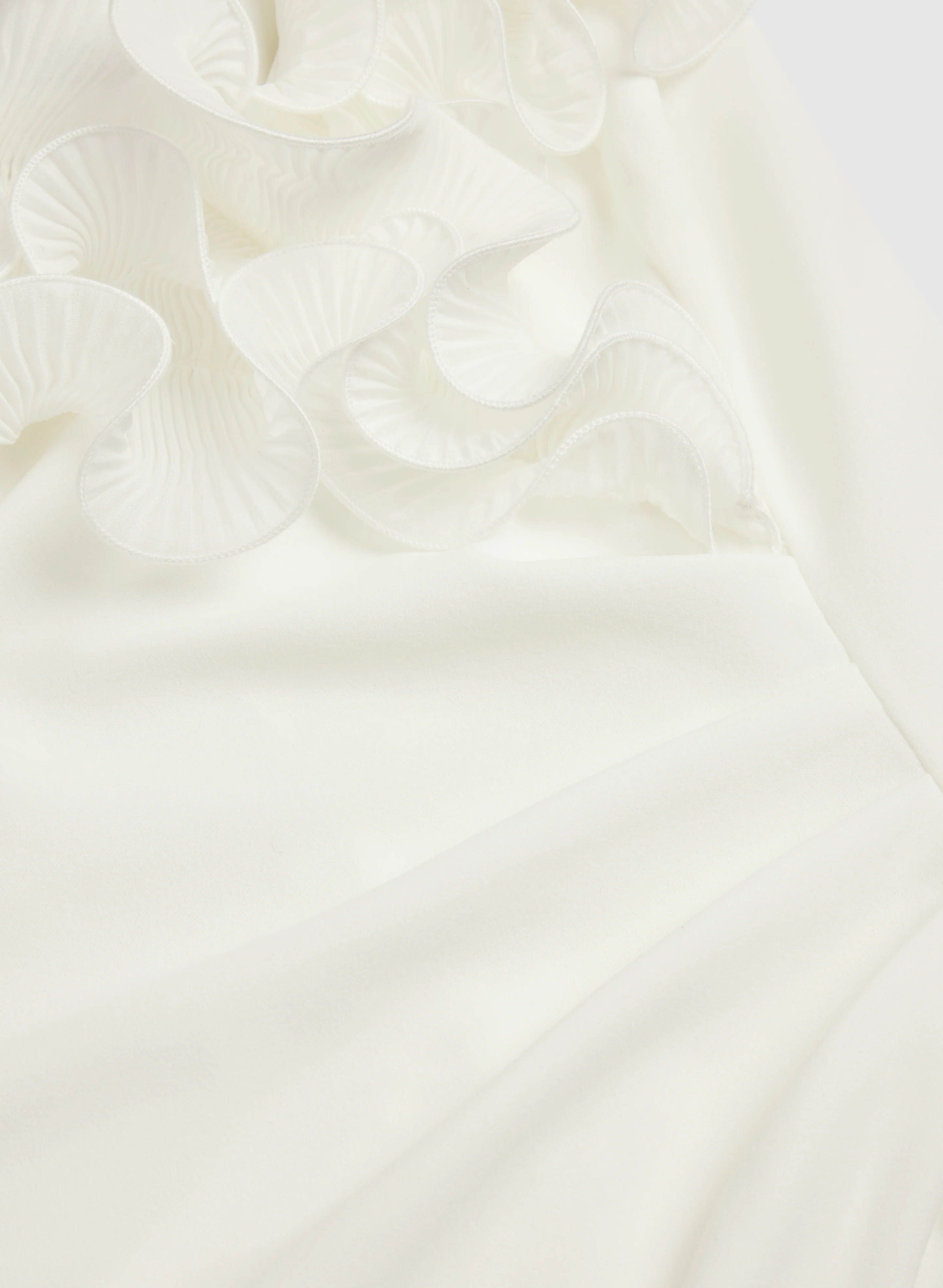 BA Nites - Ruffled Off-The-Shoulder Dress - Image 6
