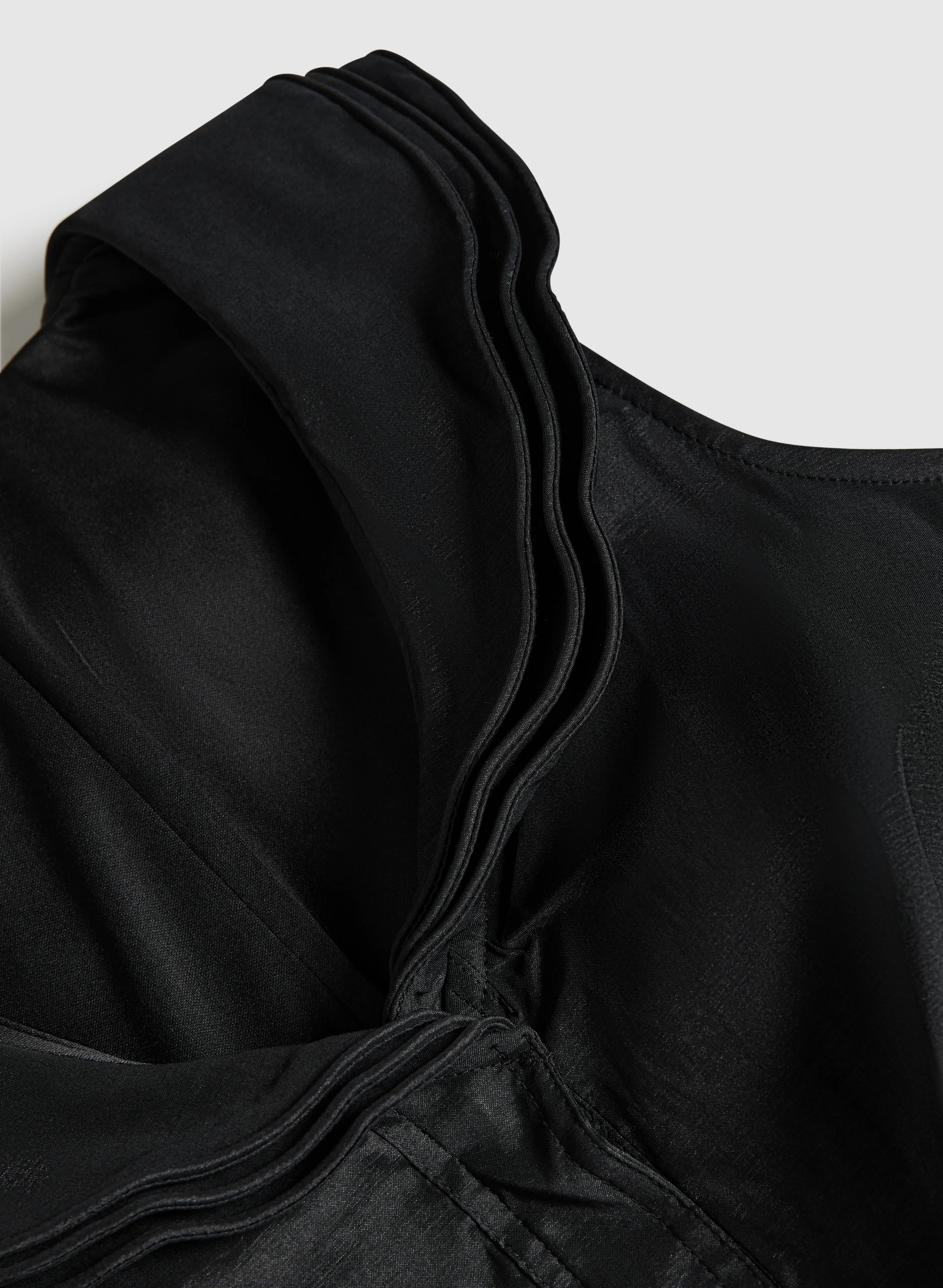 Belted Taffeta Dress - Image 7