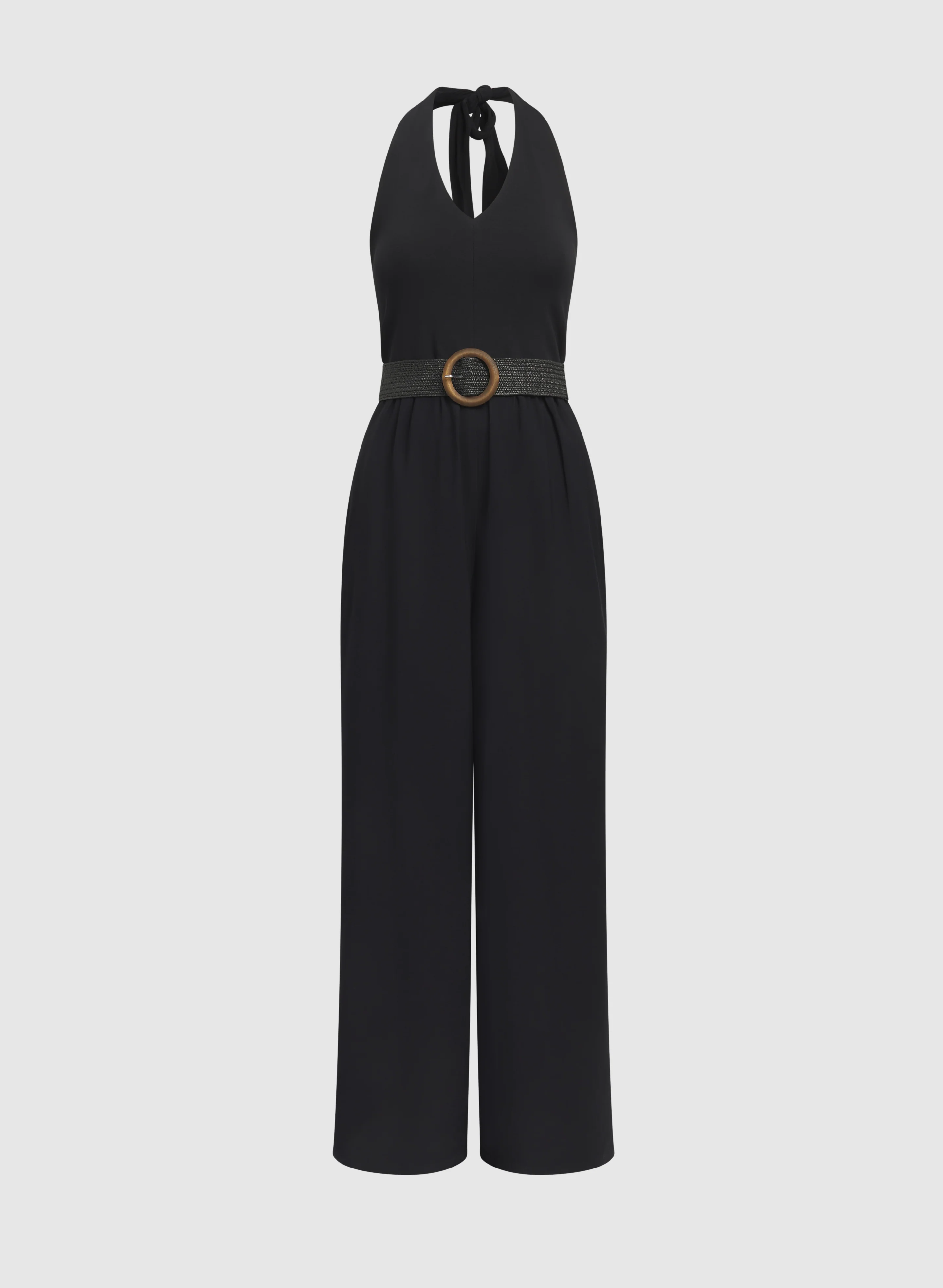 Belted Wide-Leg Jumpsuit - Image 6