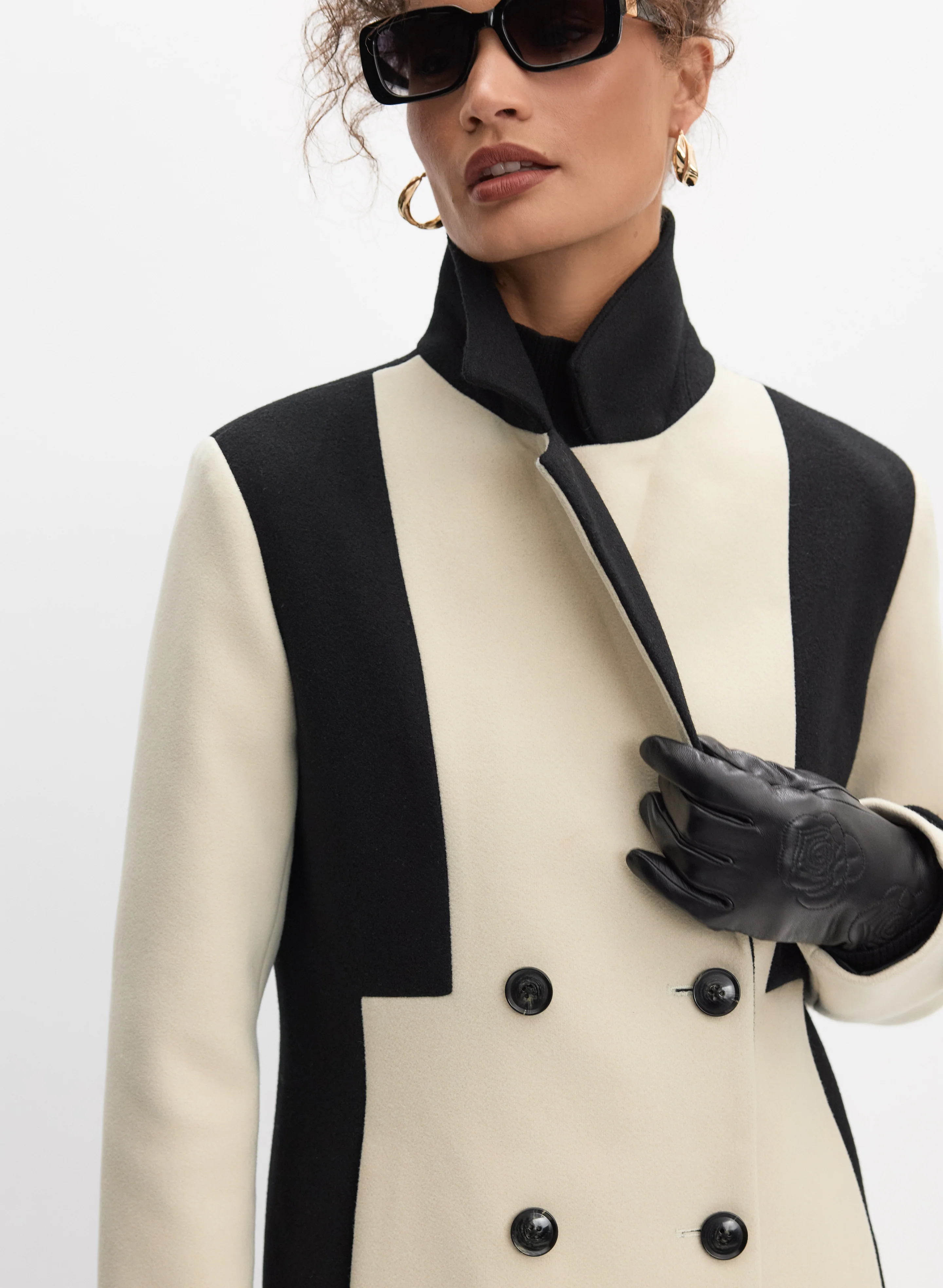 Bernardo - Colour Block Coat - Image 3