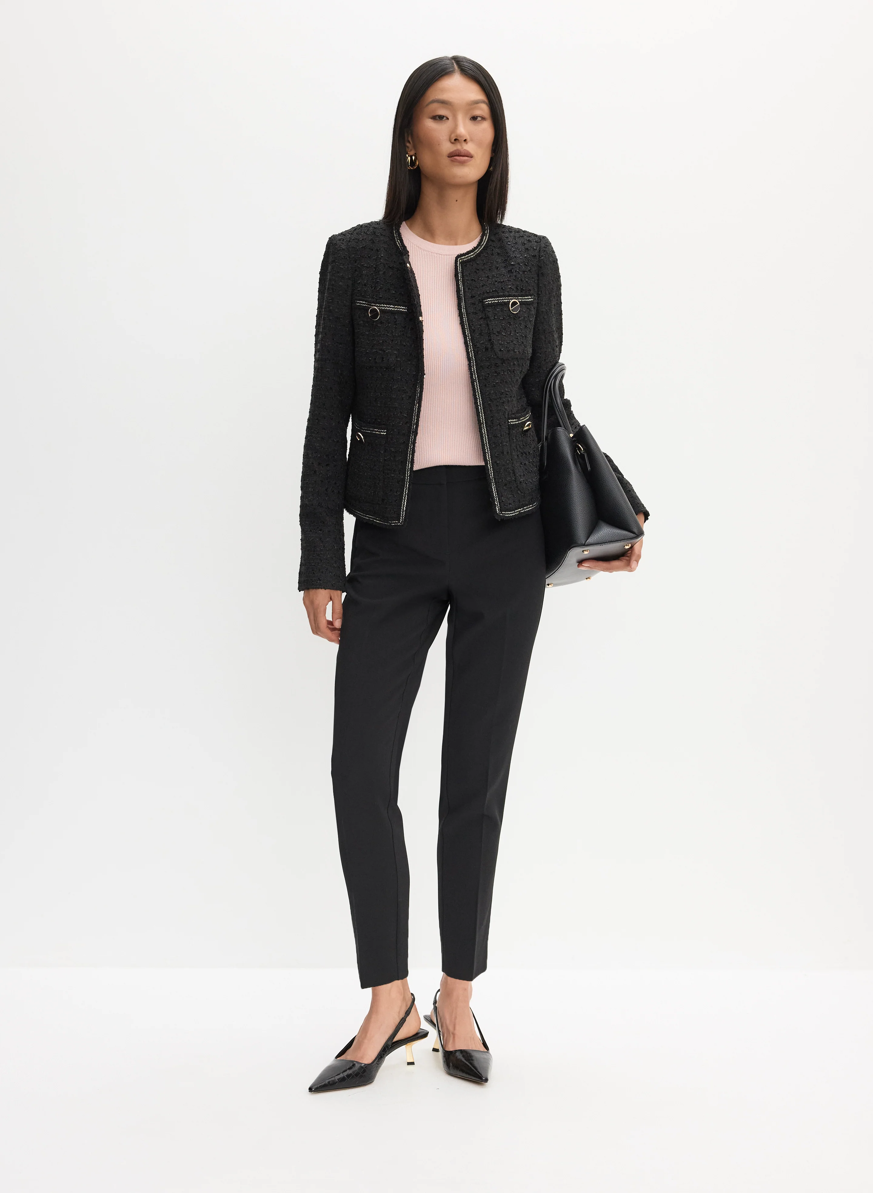 Bouclé Jacket & Giselle Cut Pants