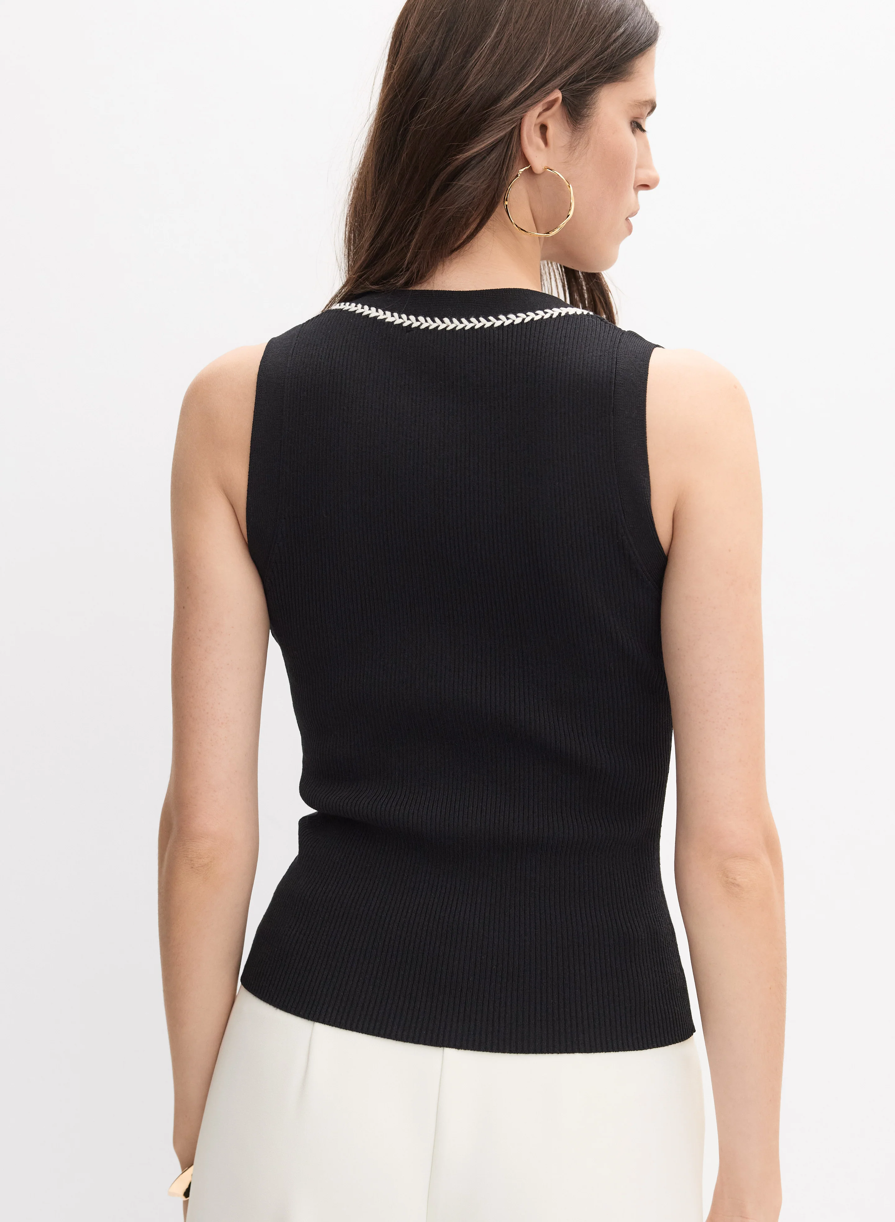 Braid Trim Knit Cami - Image 4