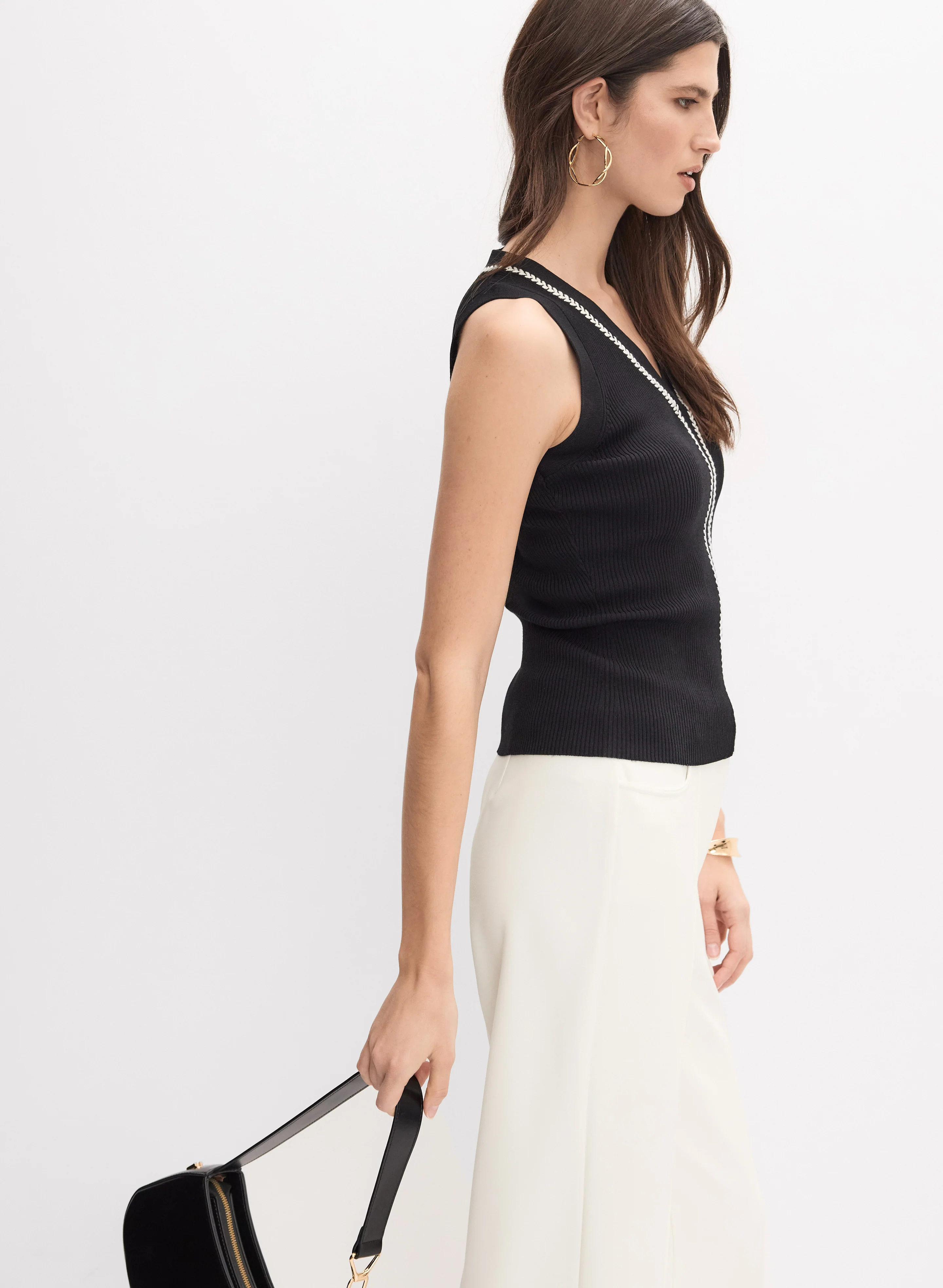 Braid Trim Knit Cami - Image 5