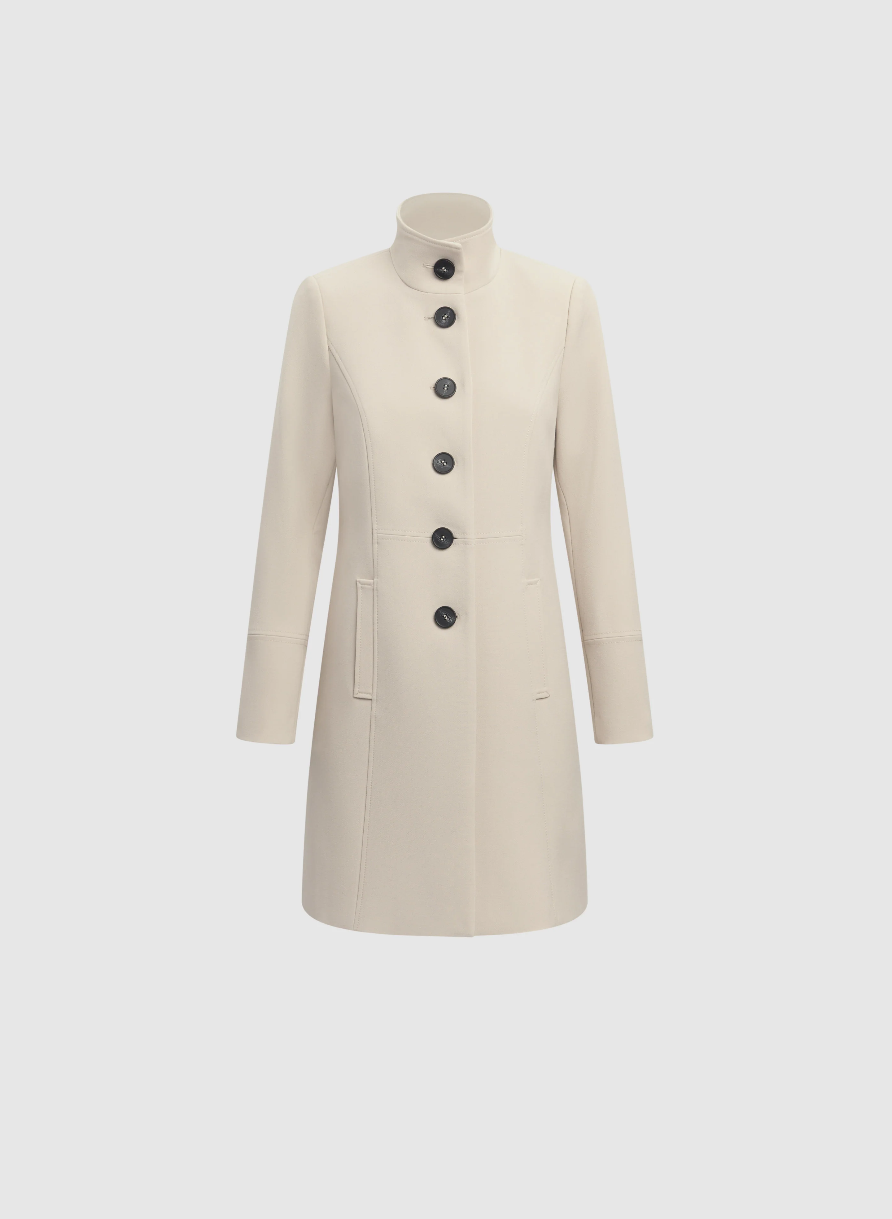 Button Closure Coat - Image 6