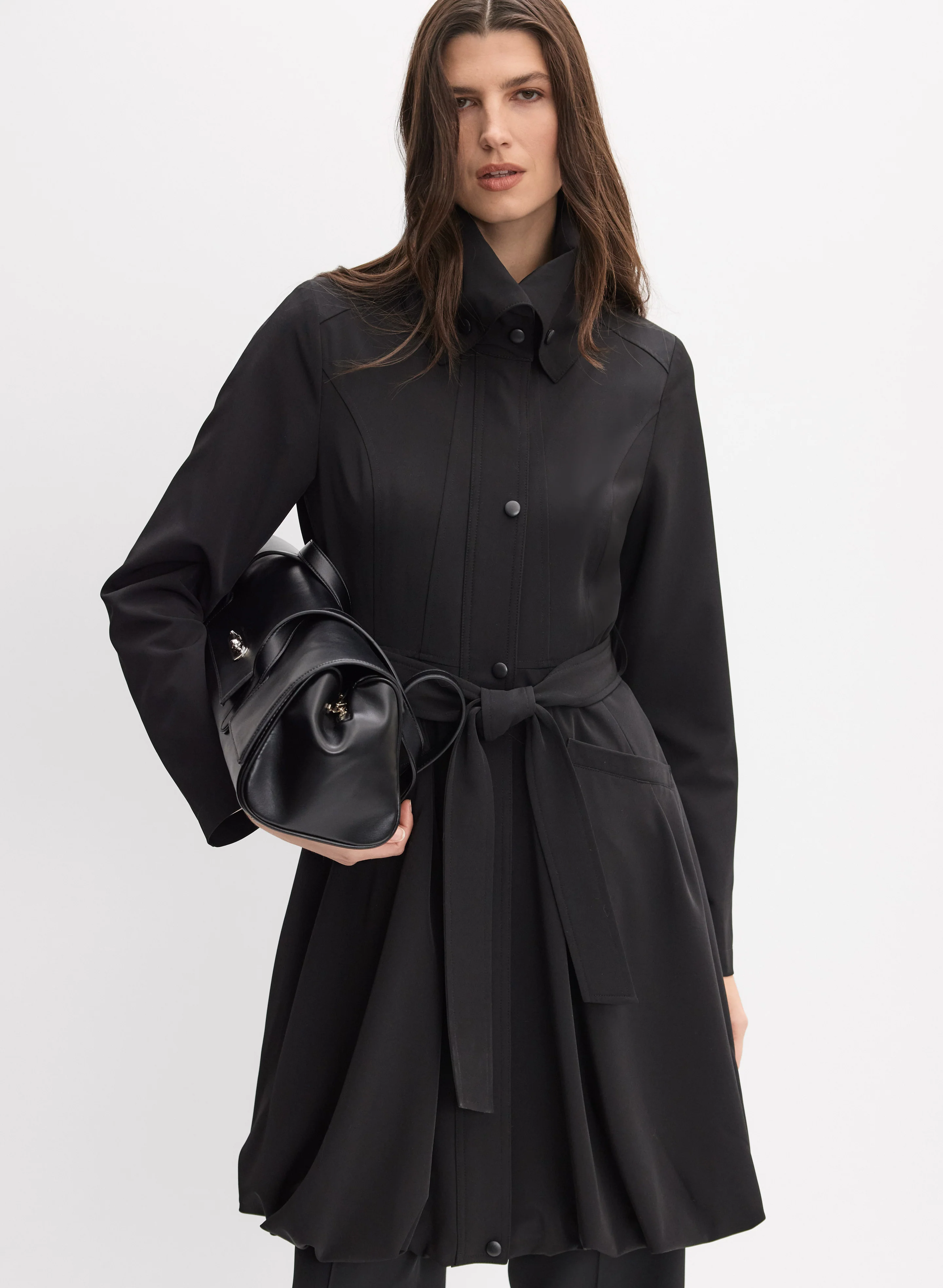 Button-Down Trench Coat