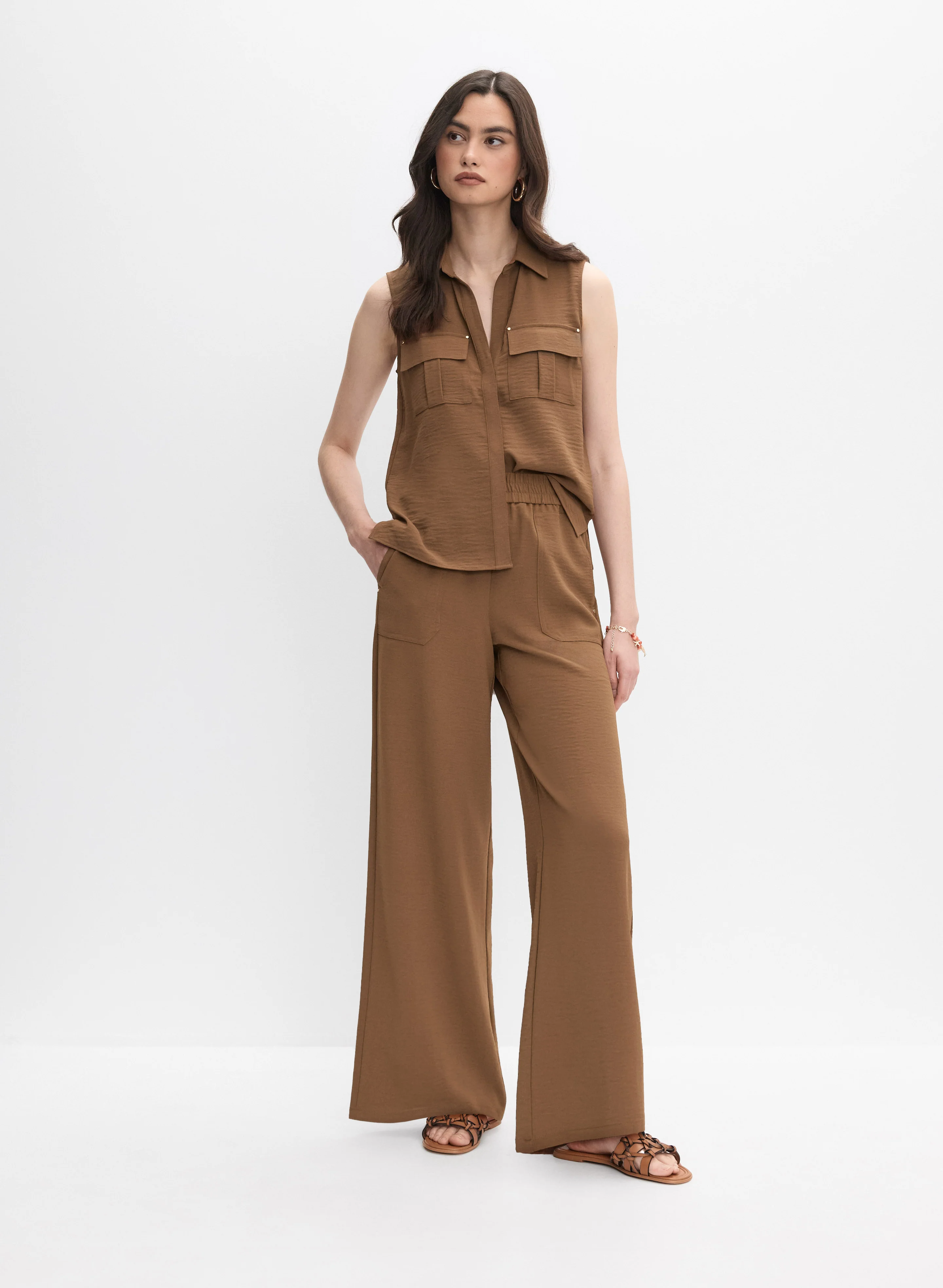 Button Placket Blouse - Image 3