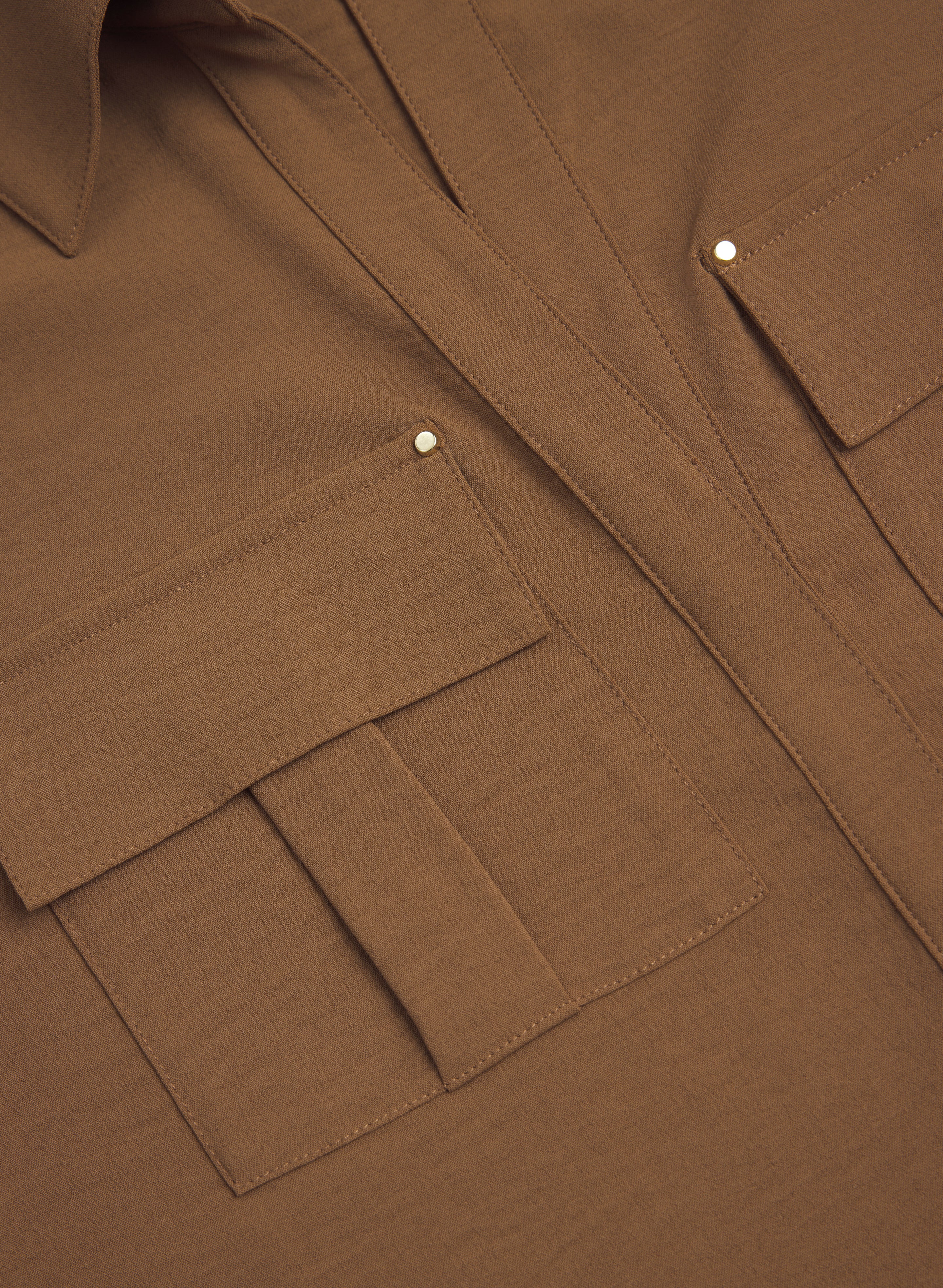 Button Placket Blouse - Image 7