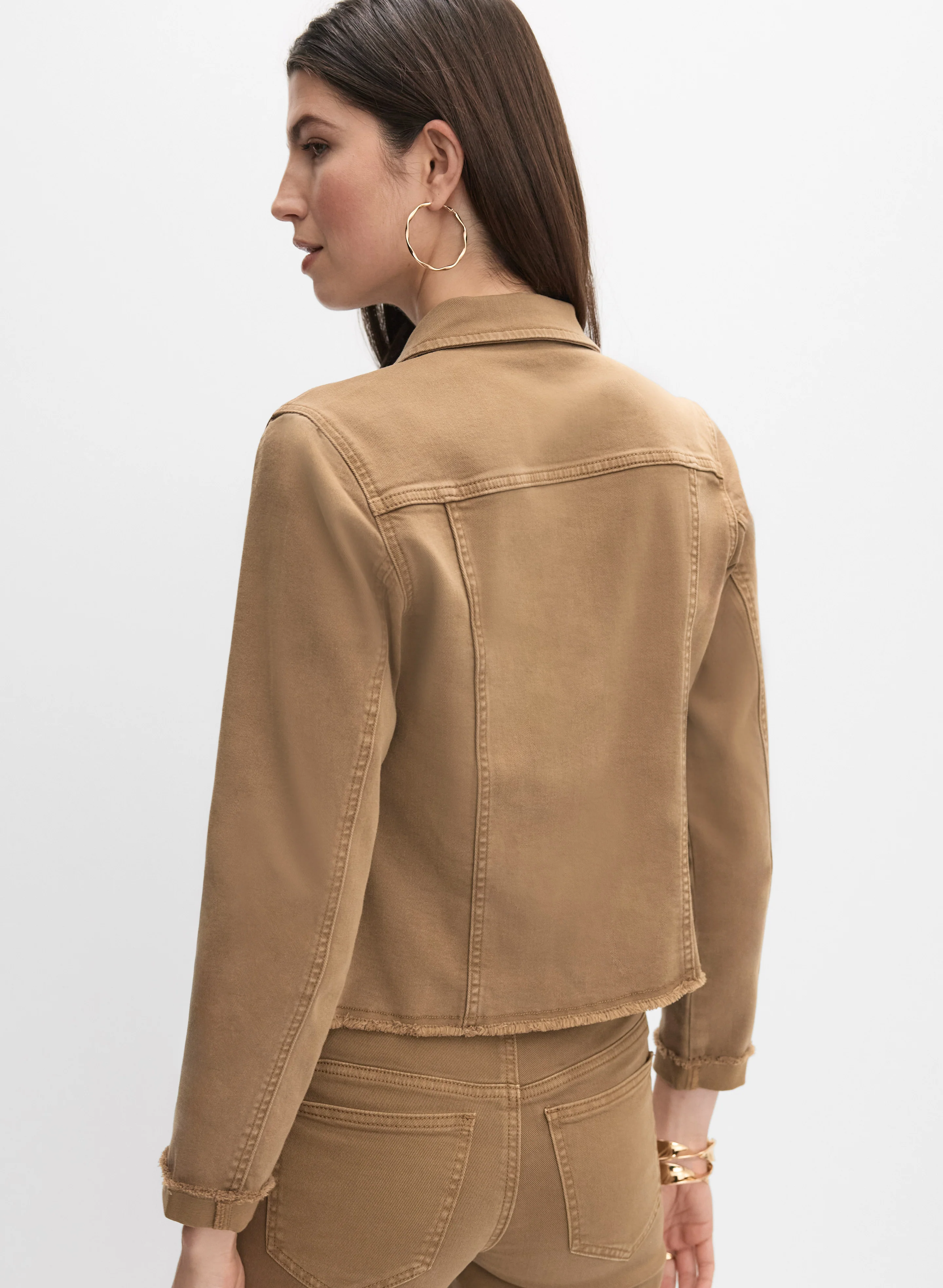 Buttoned Denim Jacket - Image 4