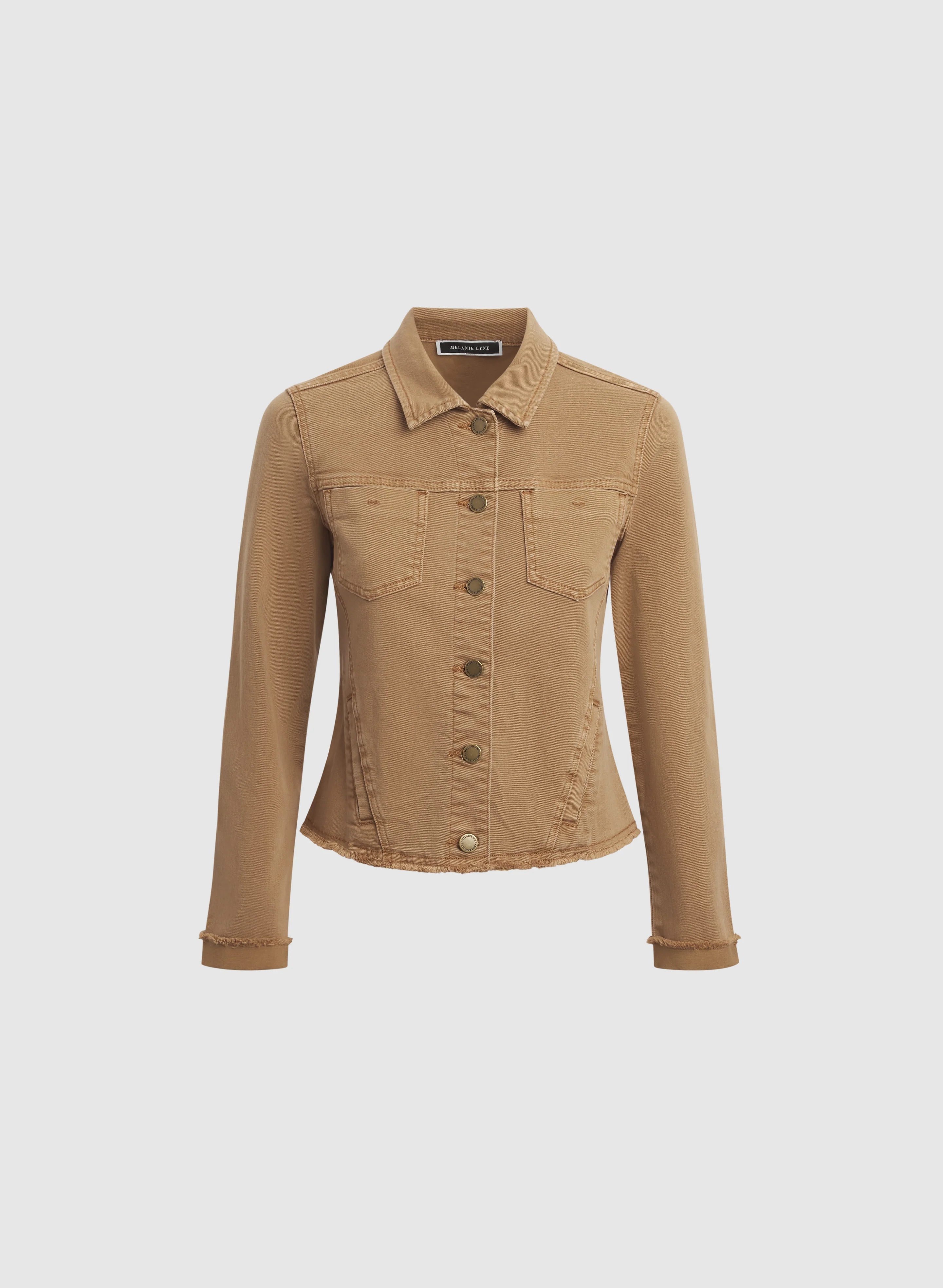 Buttoned Denim Jacket - Image 6