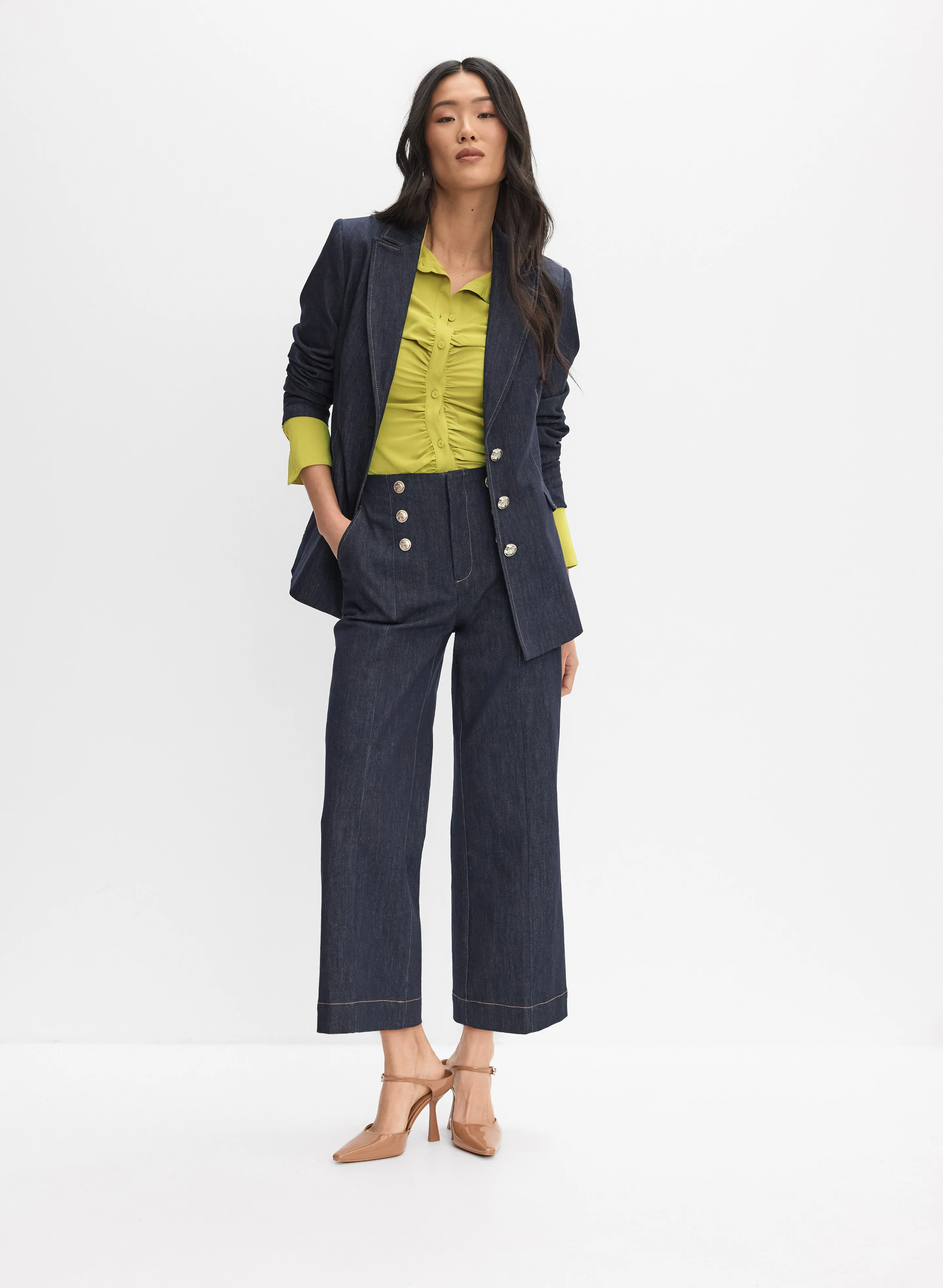 Buttoned Denim Jacket - Image 3
