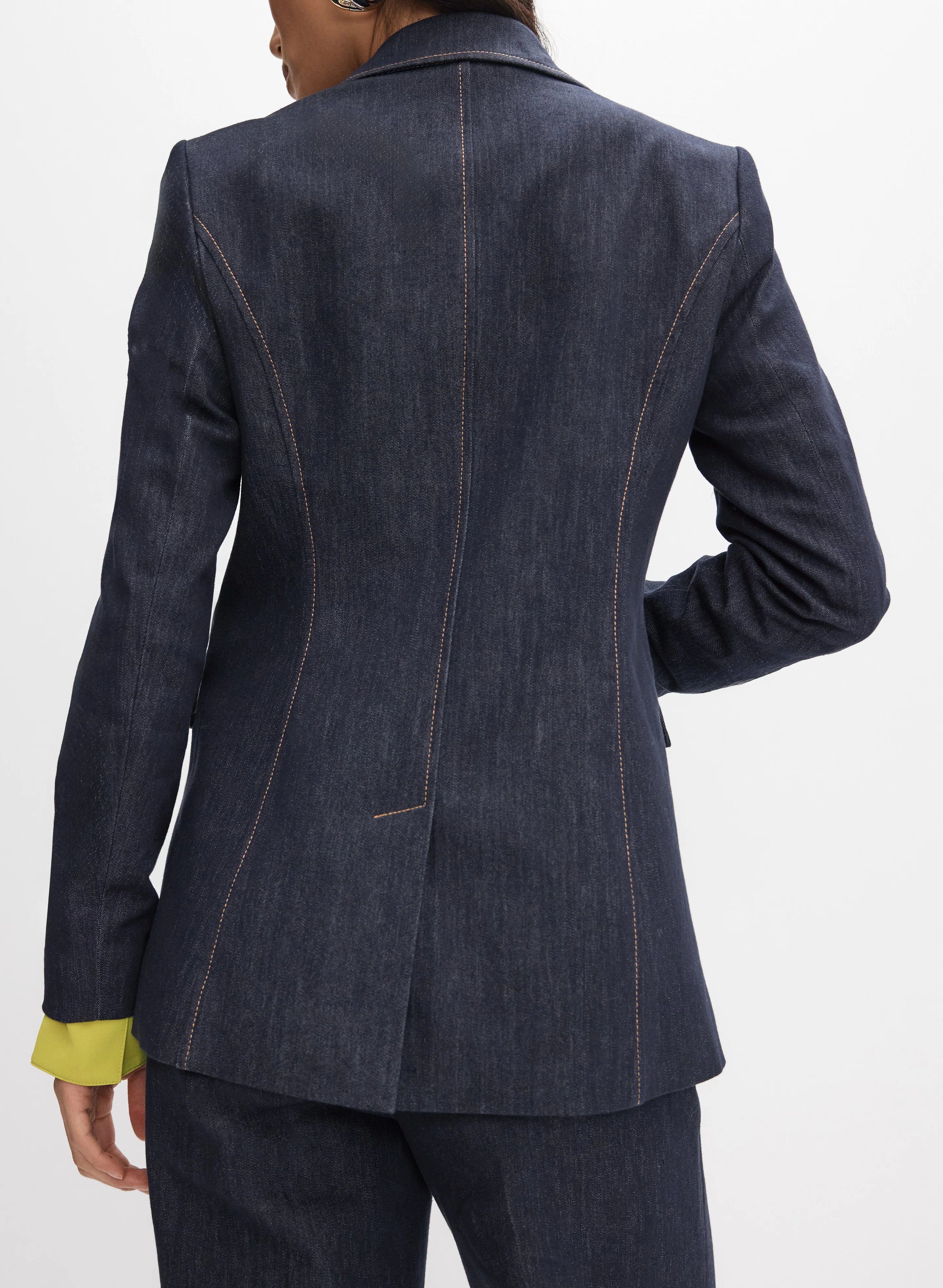 Buttoned Denim Jacket - Image 4