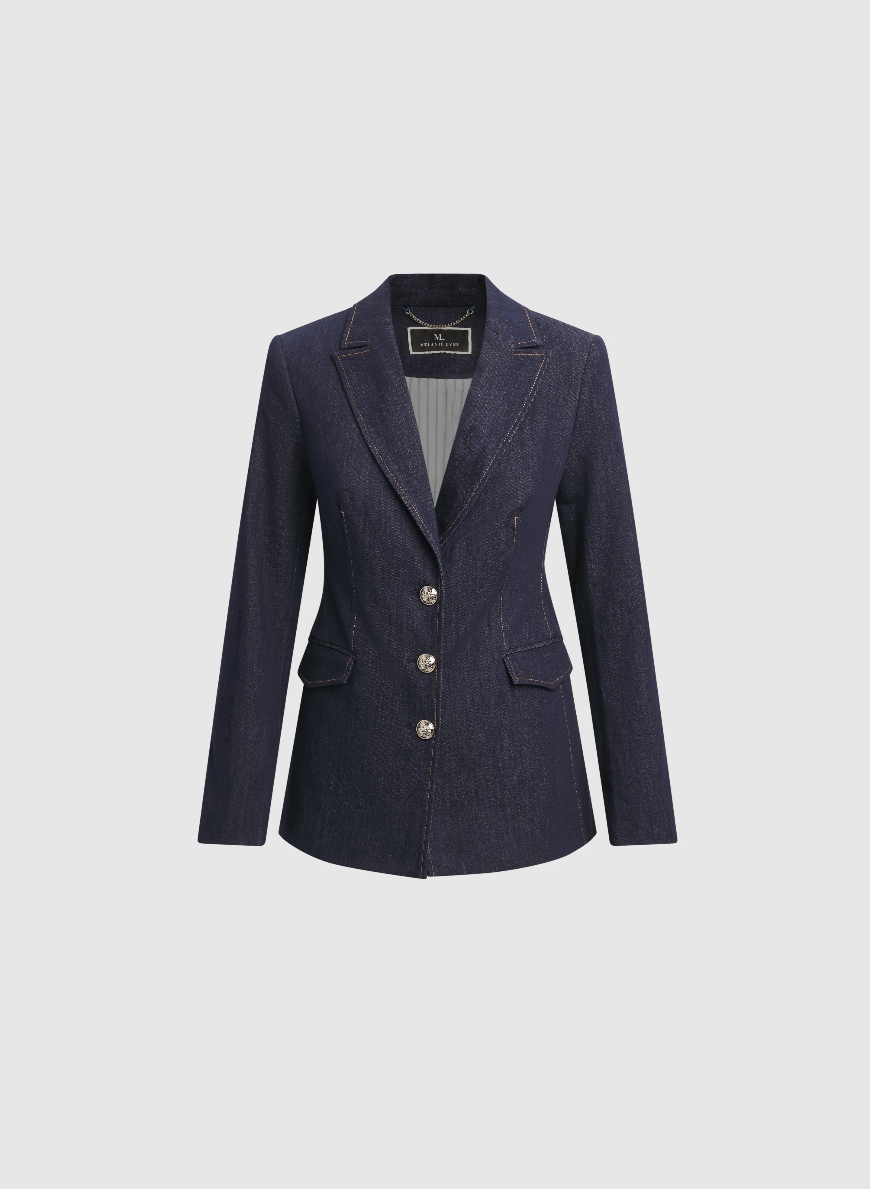Buttoned Denim Jacket - Image 6