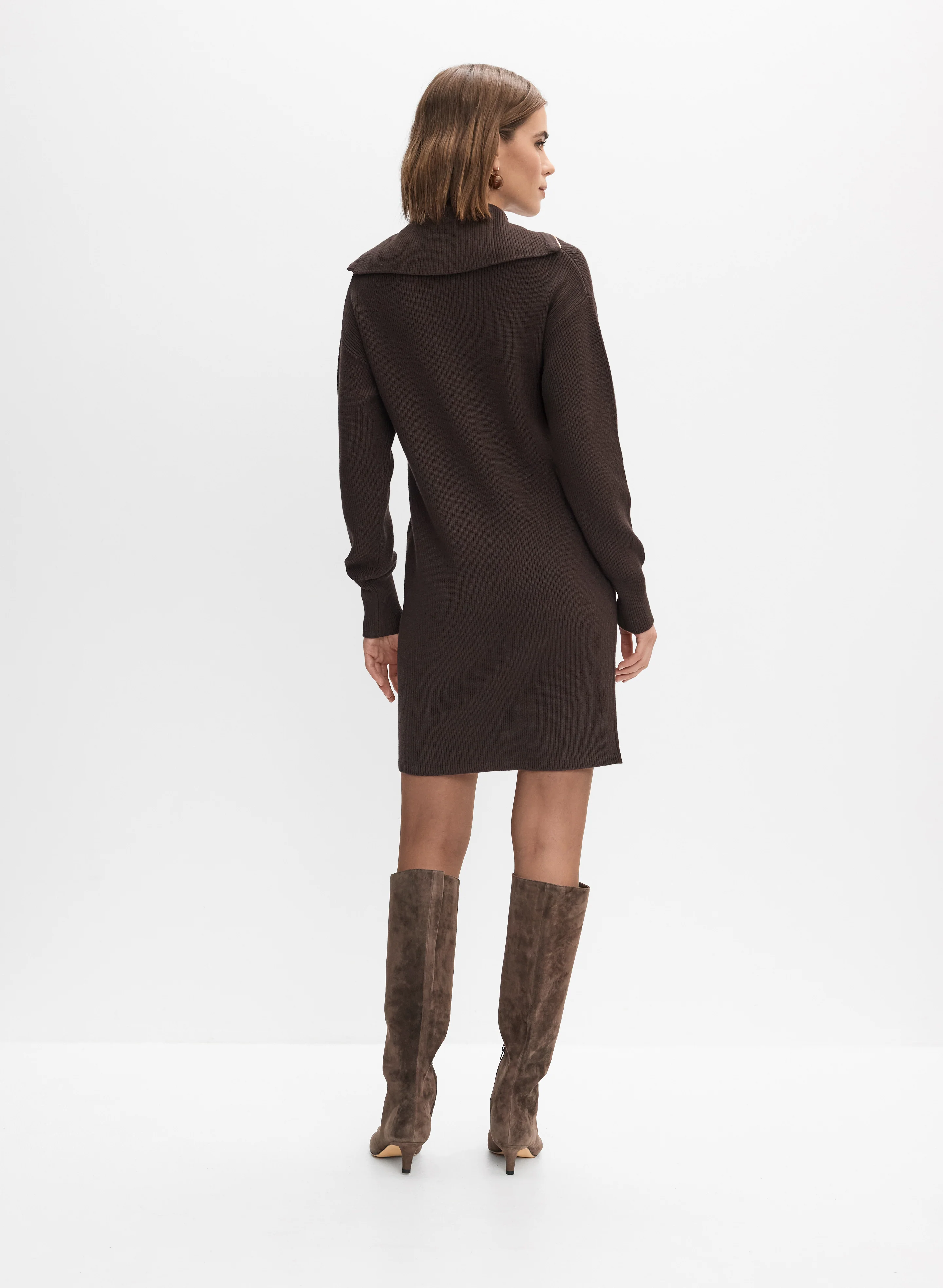 Cargo Pocket Sweater Dress - Image 4