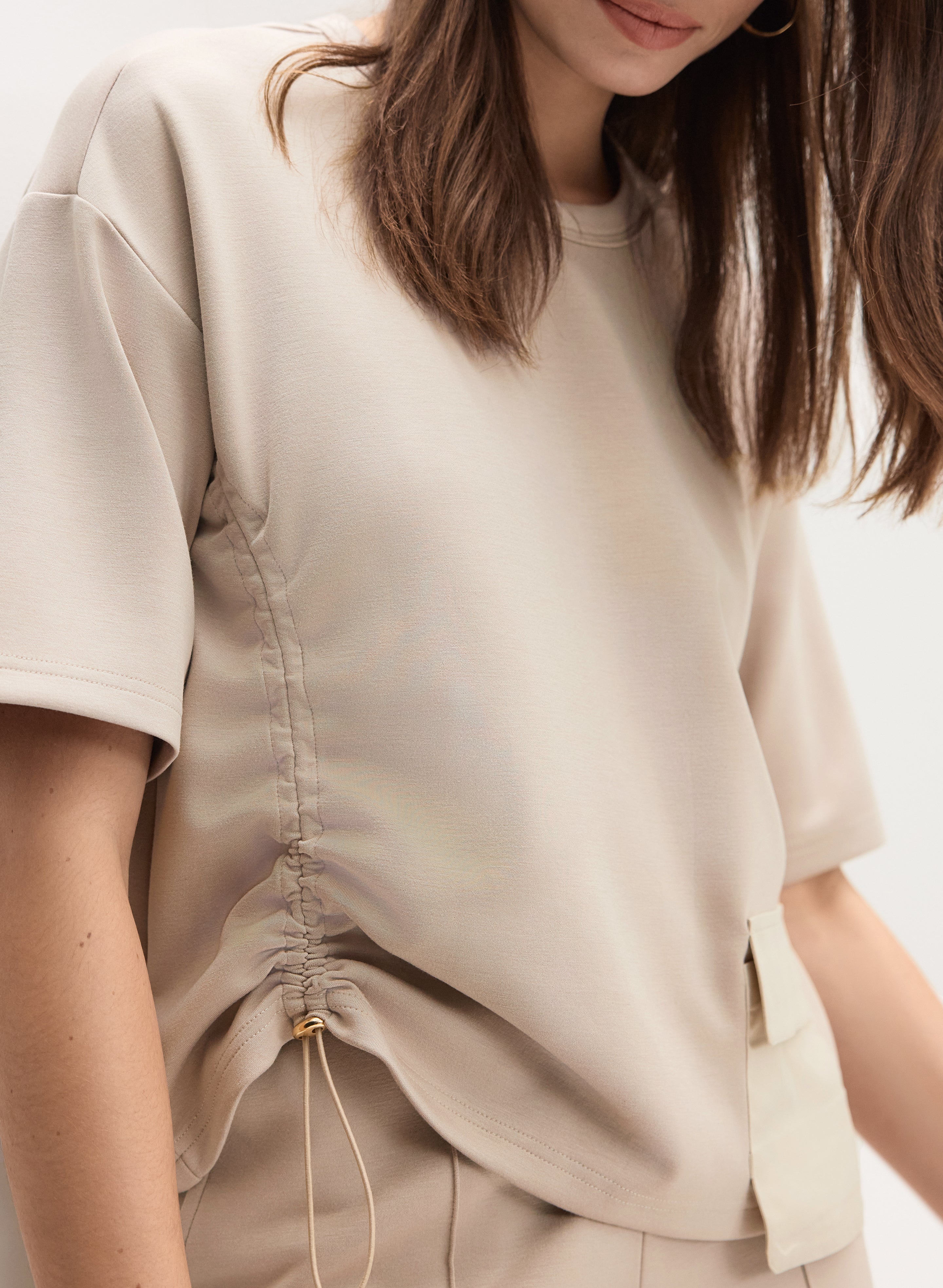 Cargo Pocket Drawstring Top - Image 2