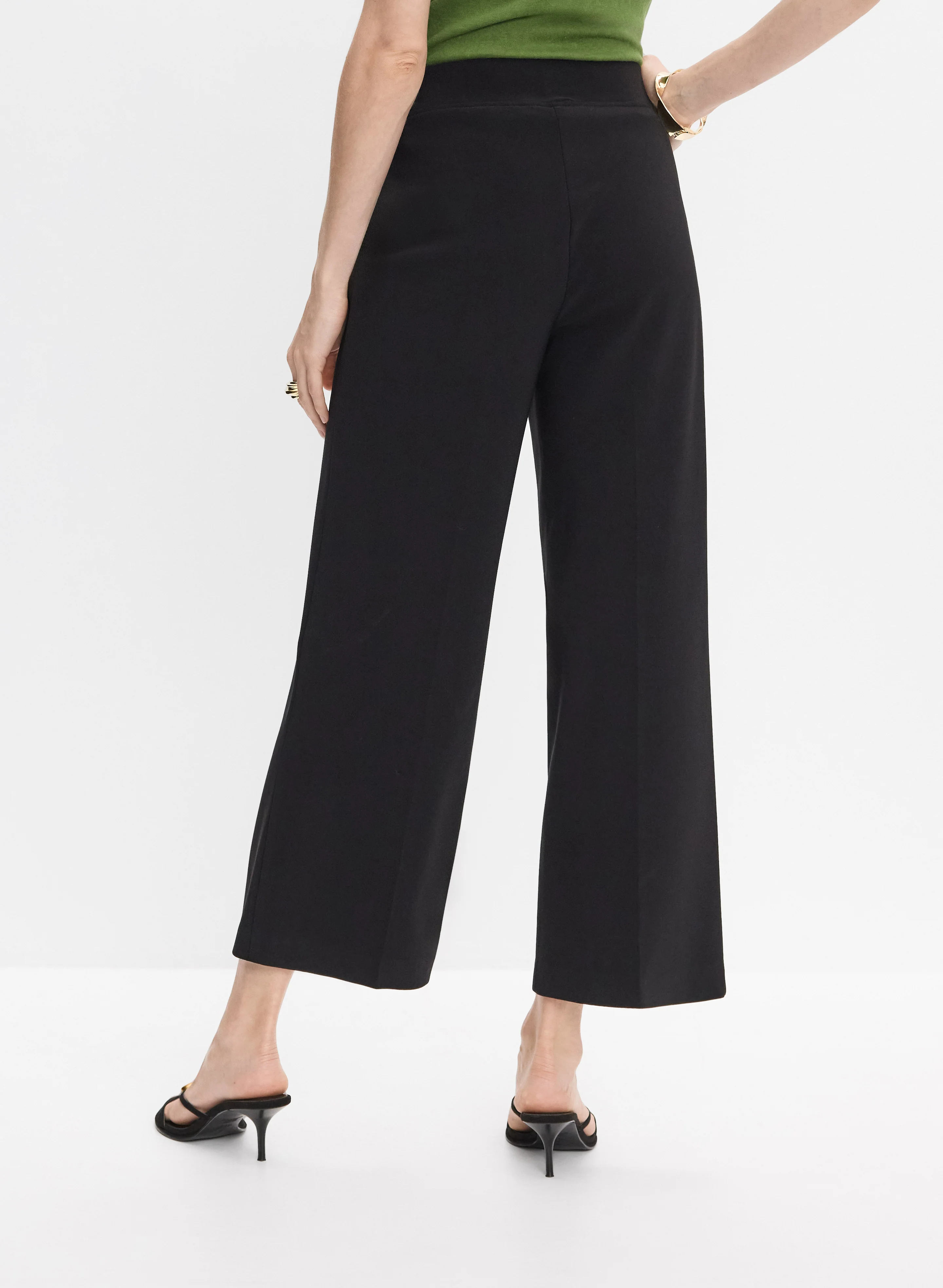 Chain-Link Detail Culottes - Image 2