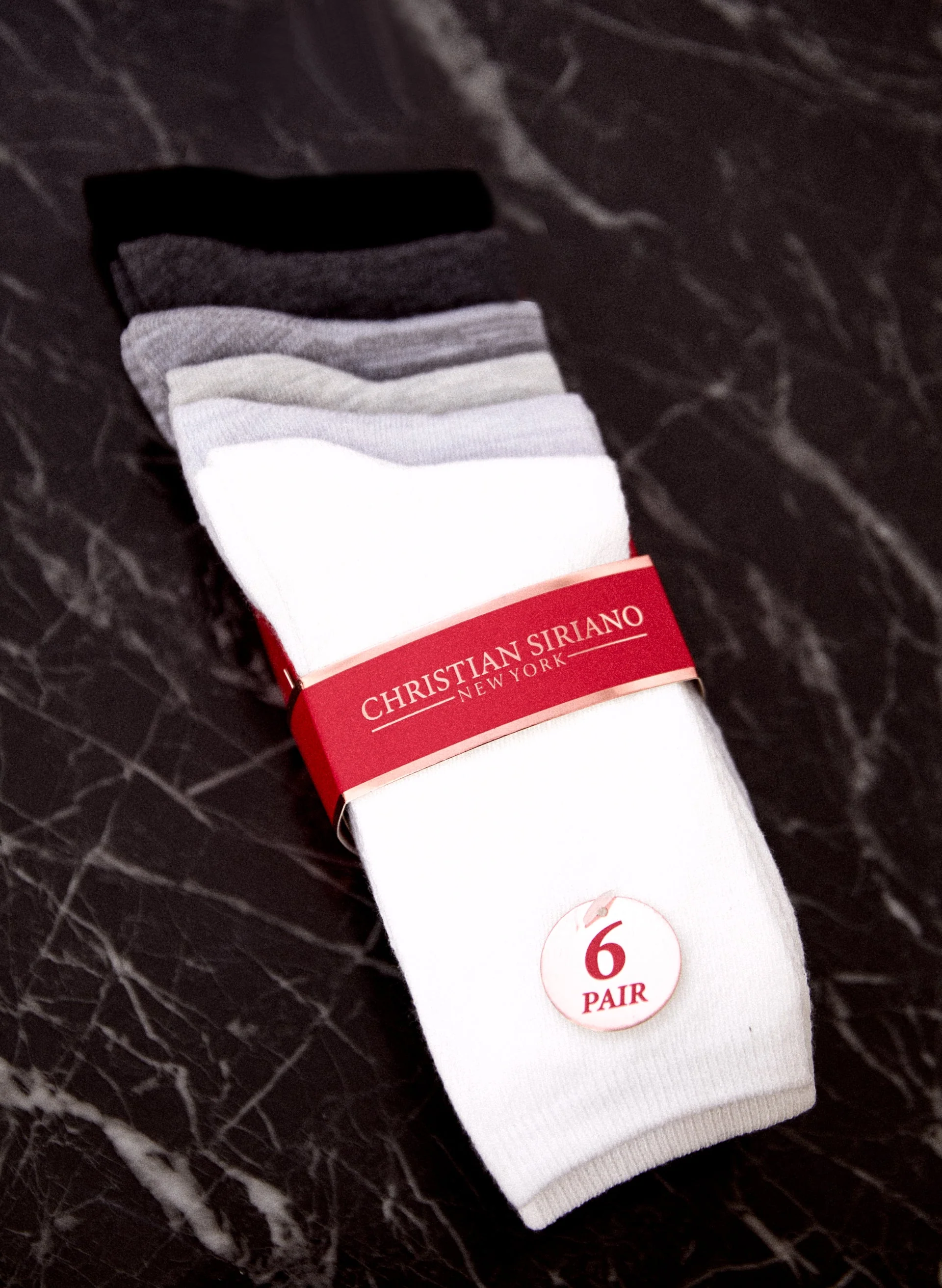 Christian Siriano - 6 Pack Of Crew Socks - Image 2